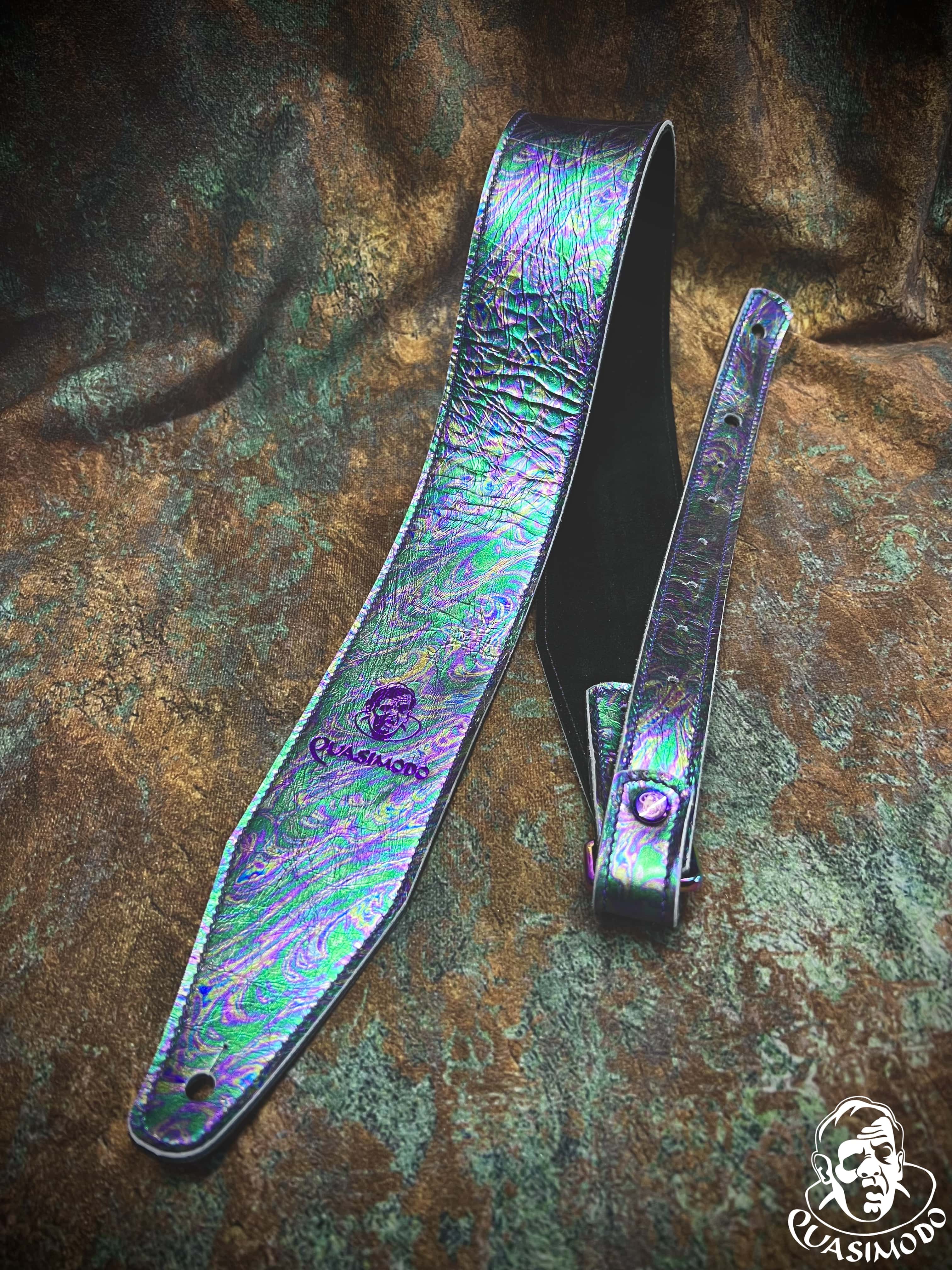 Image of Limited edition custom guitar strap-Face-Limit Design-L-002