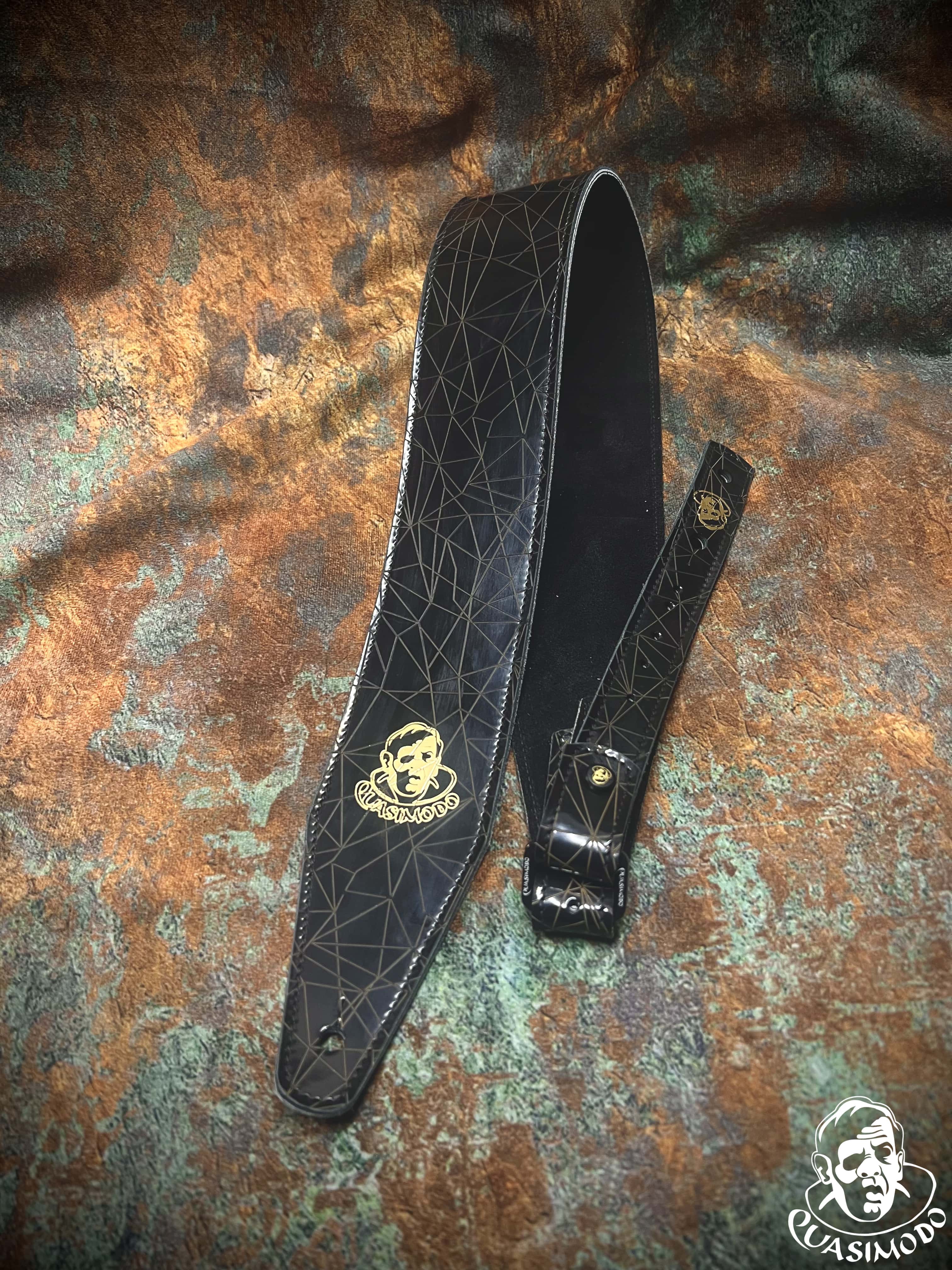 Image of Limited edition custom guitar strap-Face-Limit Design-L-017
