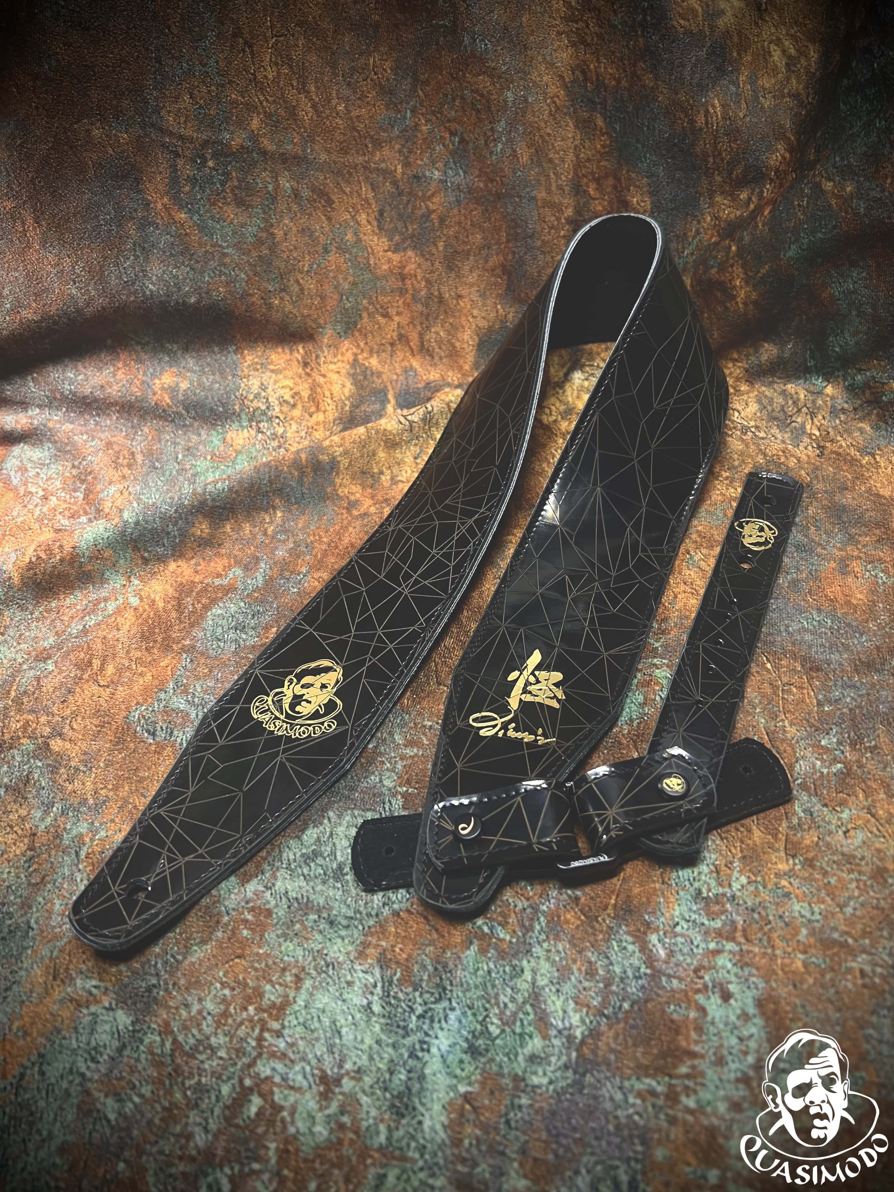 Limited edition custom guitar strap-Face-Limit Design-L-017