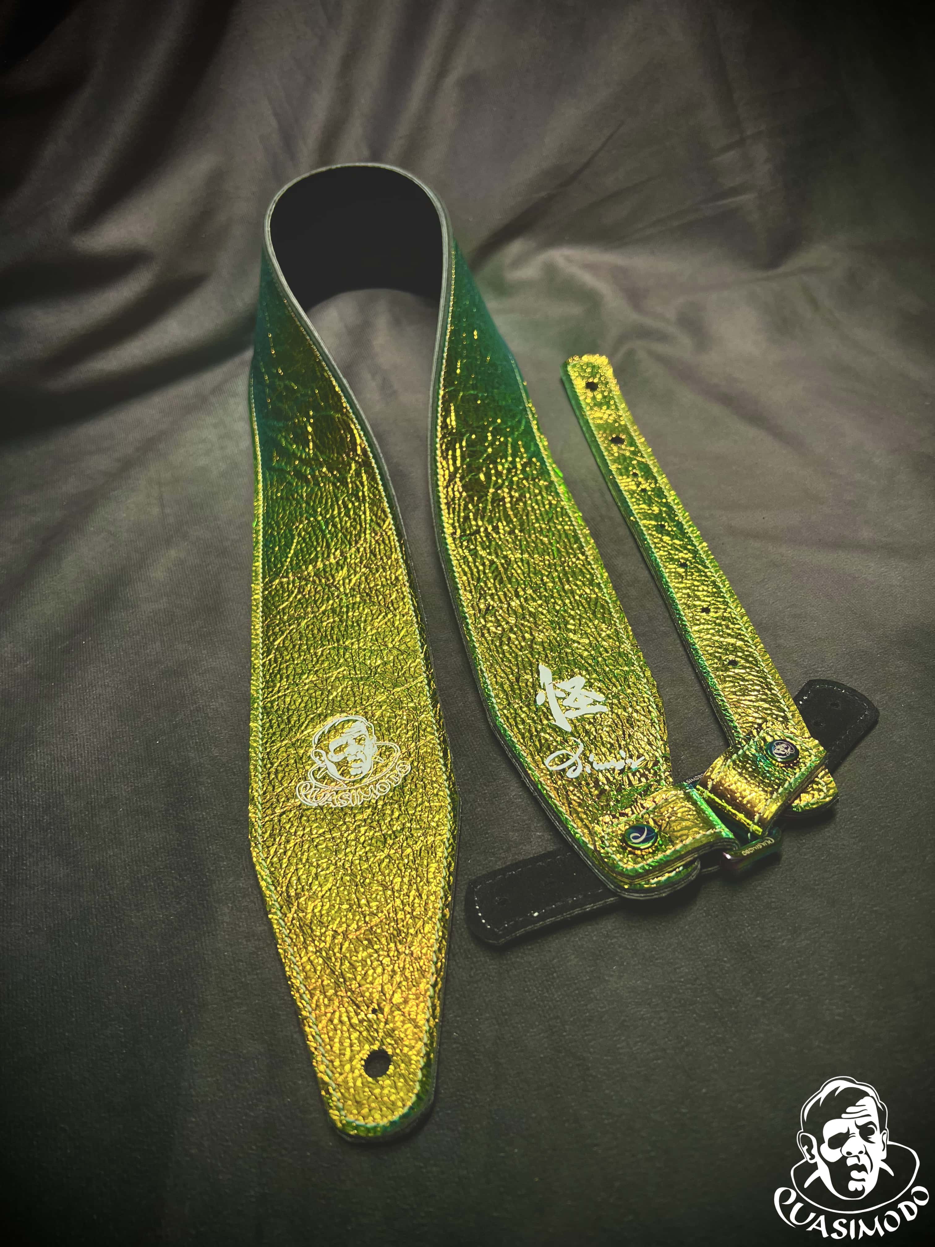Image of Limited edition custom guitar strap-Face-Limit Design-L-021