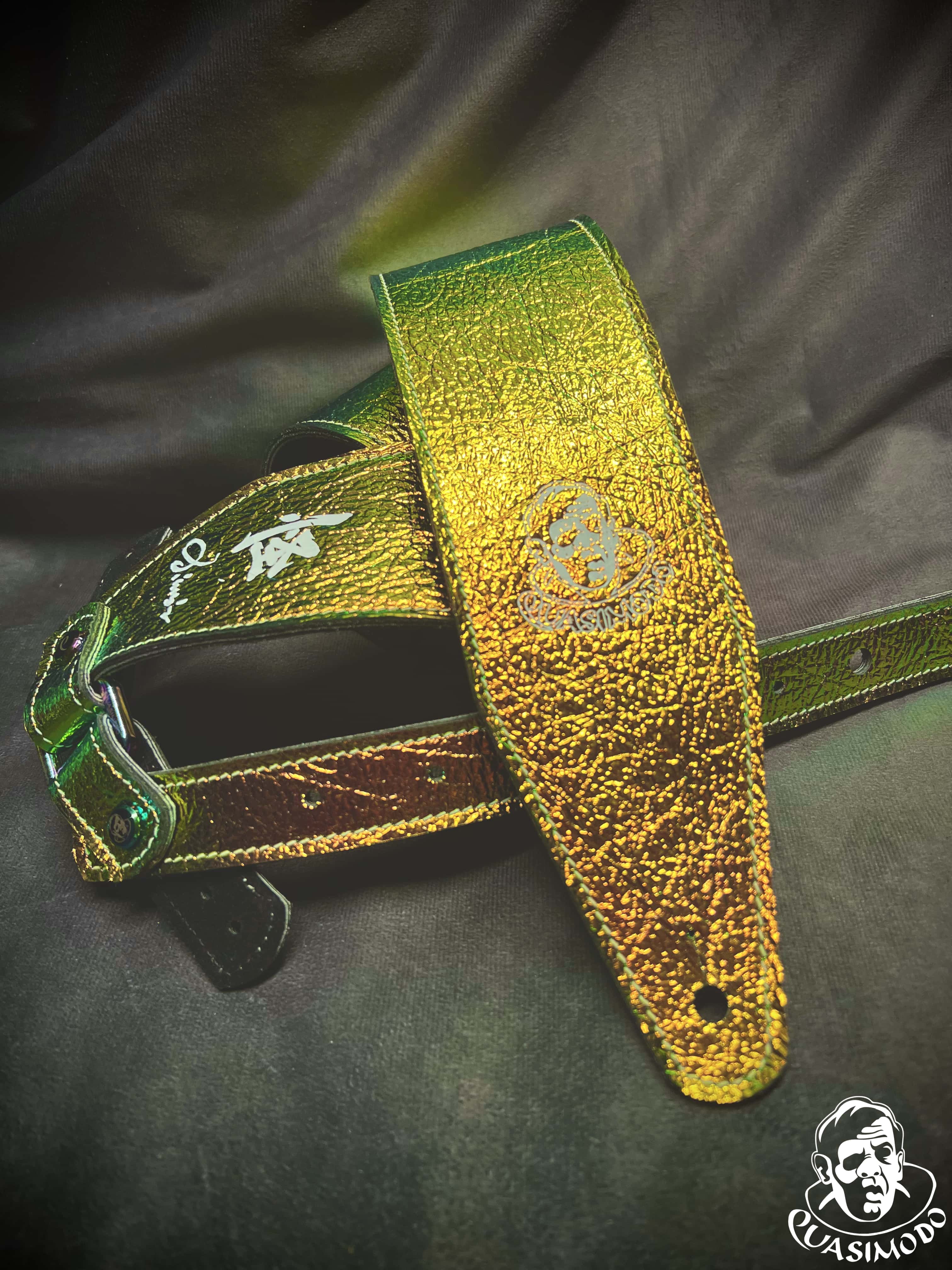 Image of Limited edition custom guitar strap-Face-Limit Design-L-021