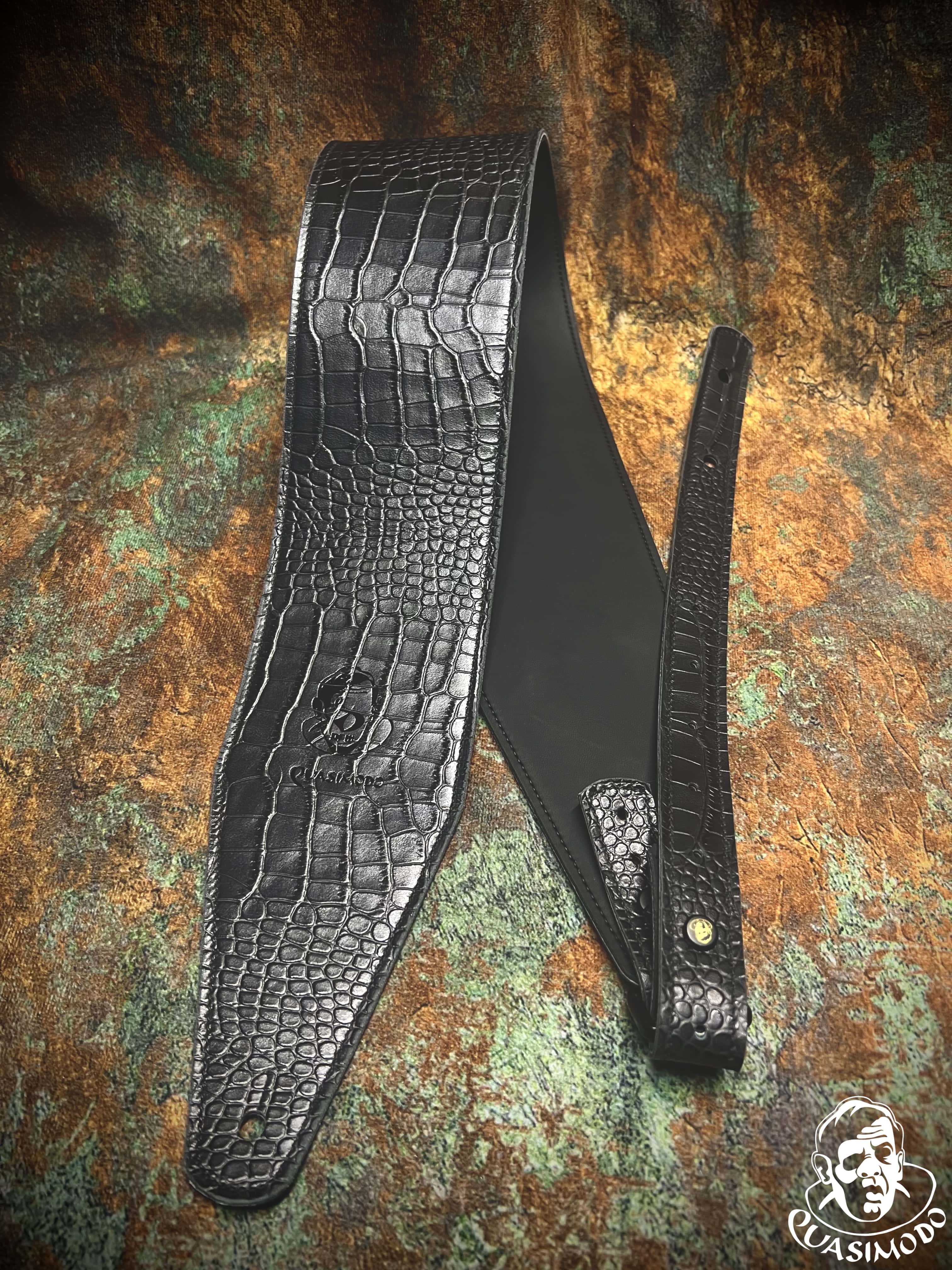 Image of Limited edition custom guitar strap-Face-Limit Design-L-025