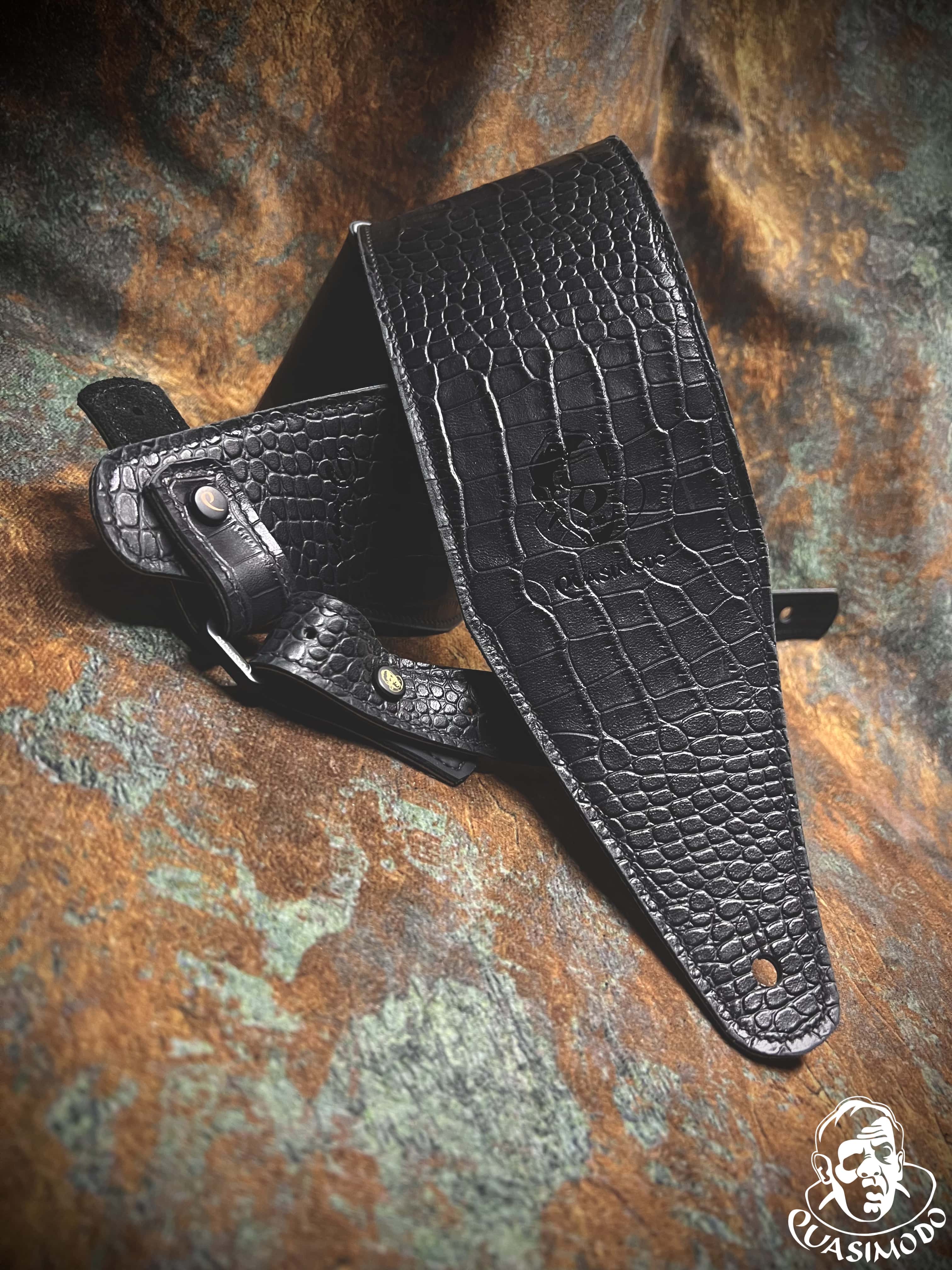 Image of Limited edition custom guitar strap-Face-Limit Design-L-025