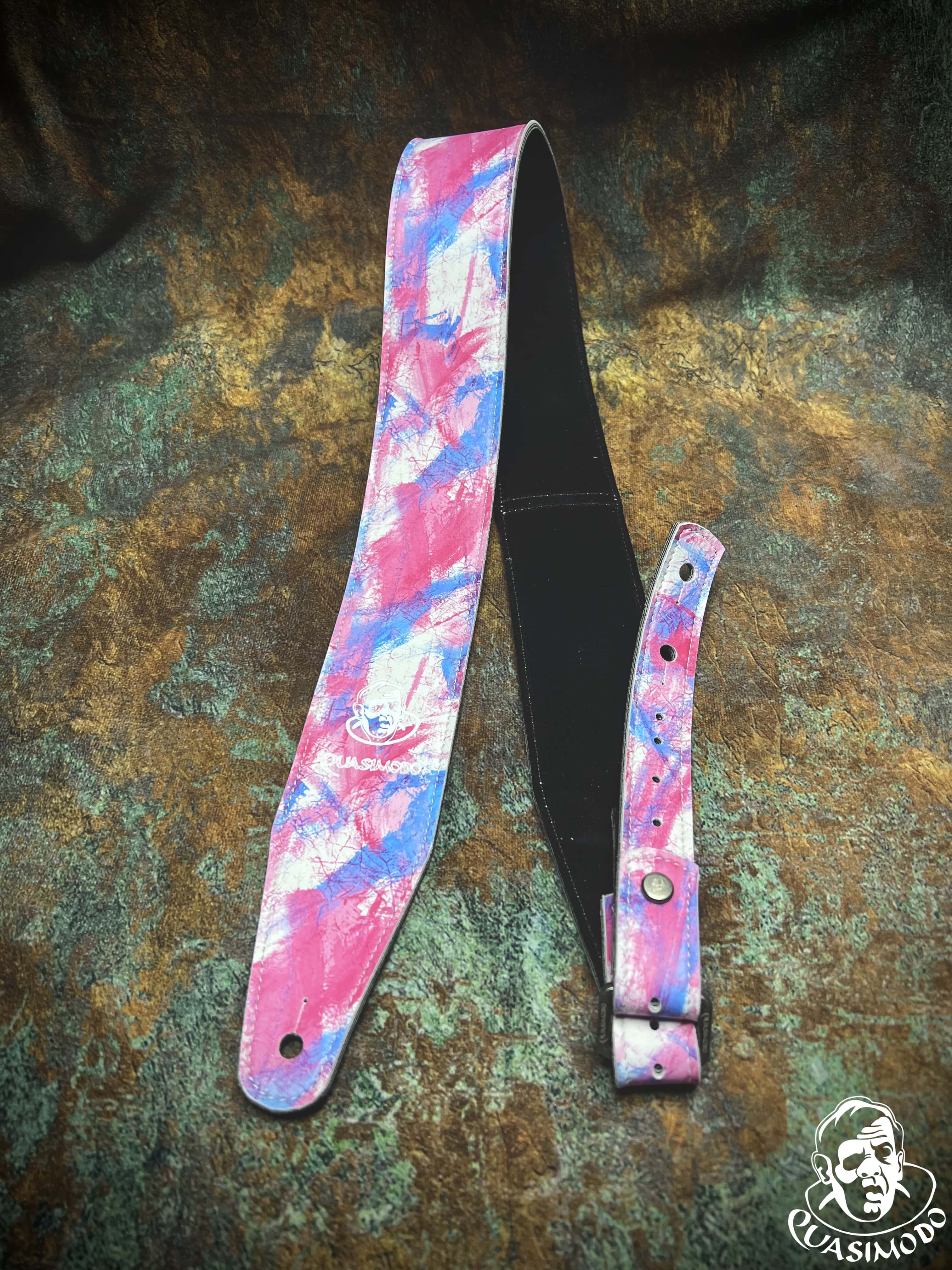Image of Limited edition custom guitar strap-Face-Limit Design-L-026