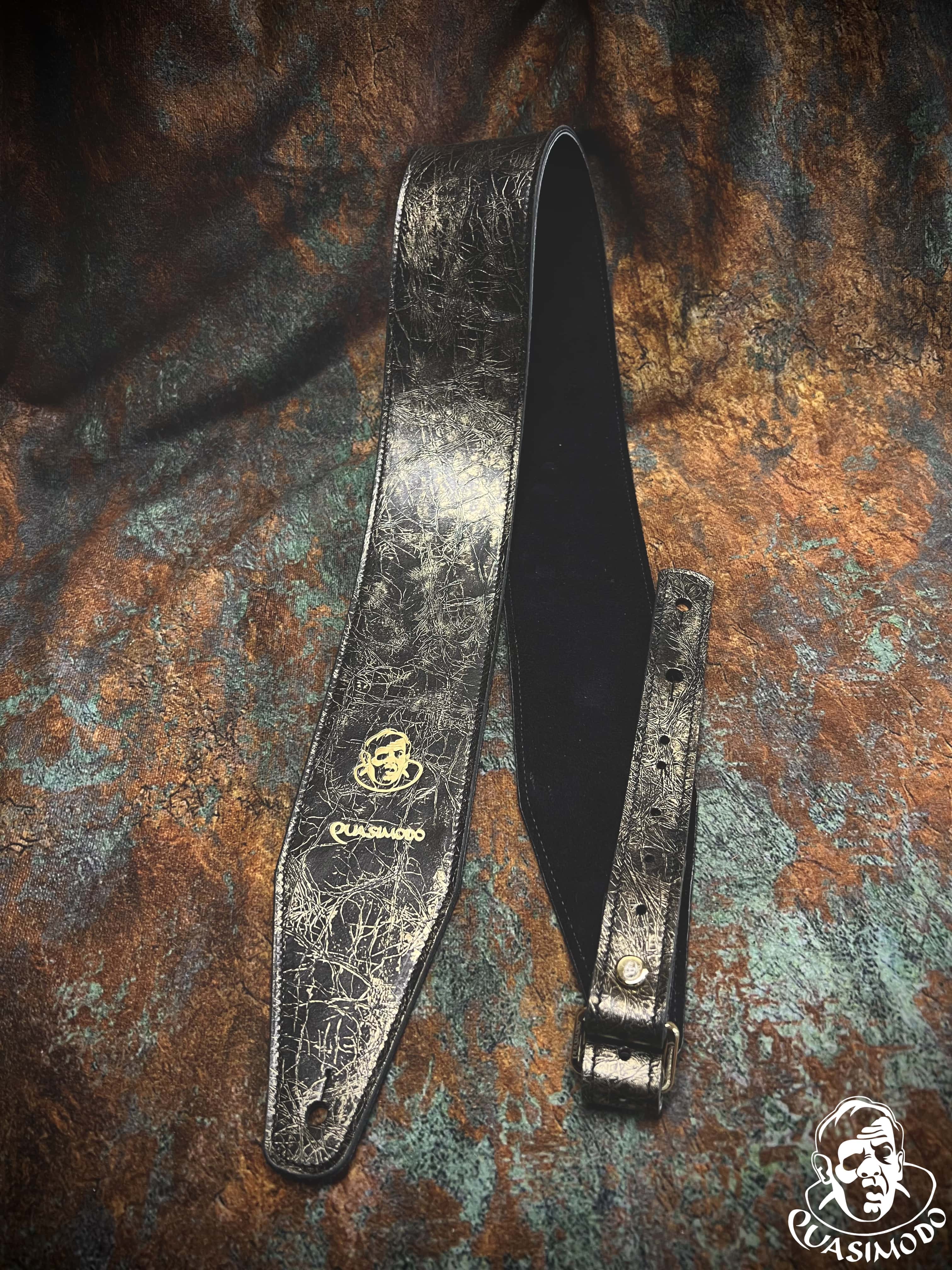 Image of Limited edition custom guitar strap-Face-Limit Design-L-033
