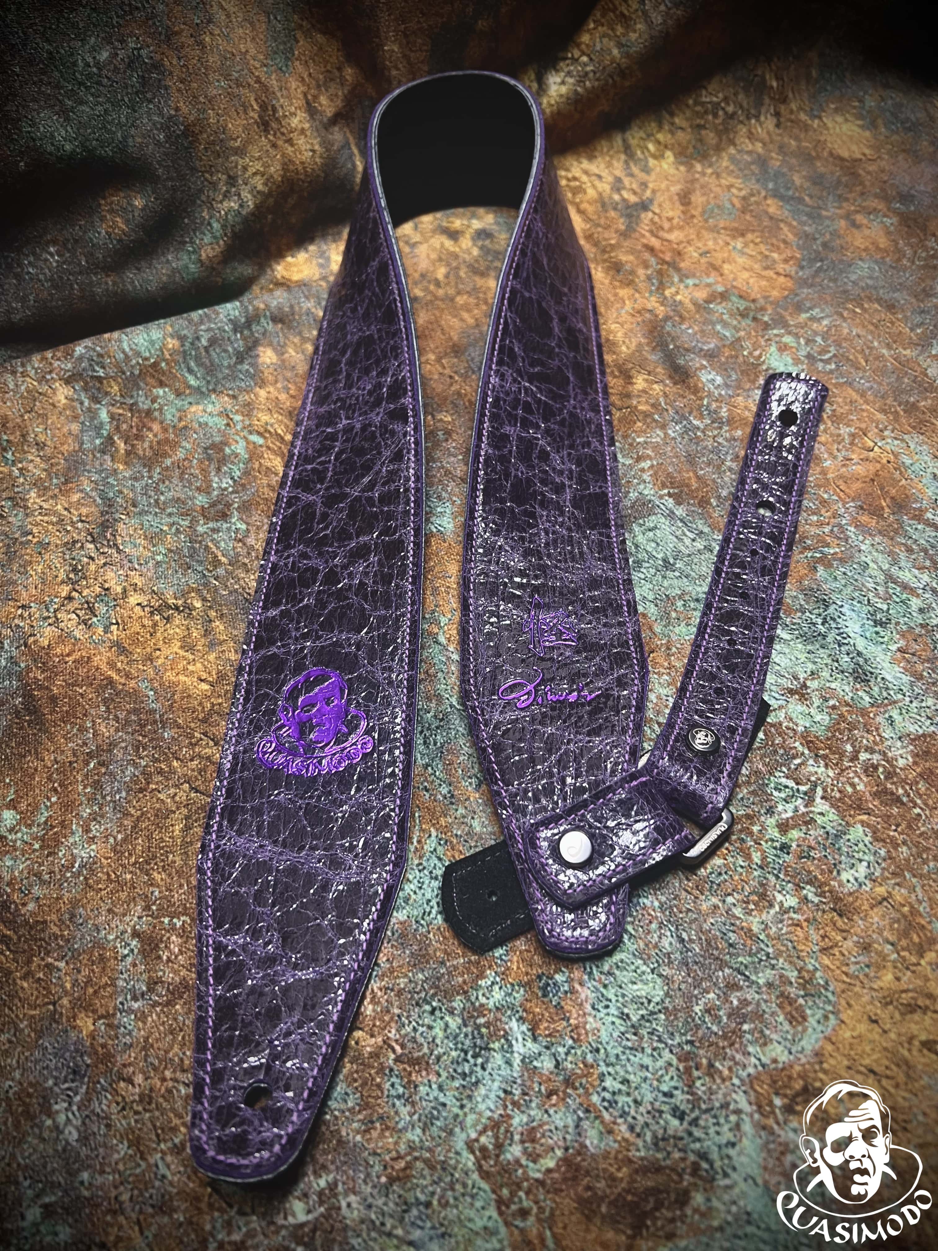 Limited edition custom guitar strap-Face-Limit Design-L-049
