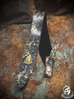 Image of Limited edition custom guitar strap-Face-Limit Design-L-050