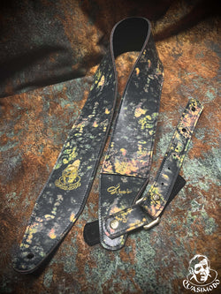 Image of Limited edition custom guitar strap-Face-Limit Design-L-050