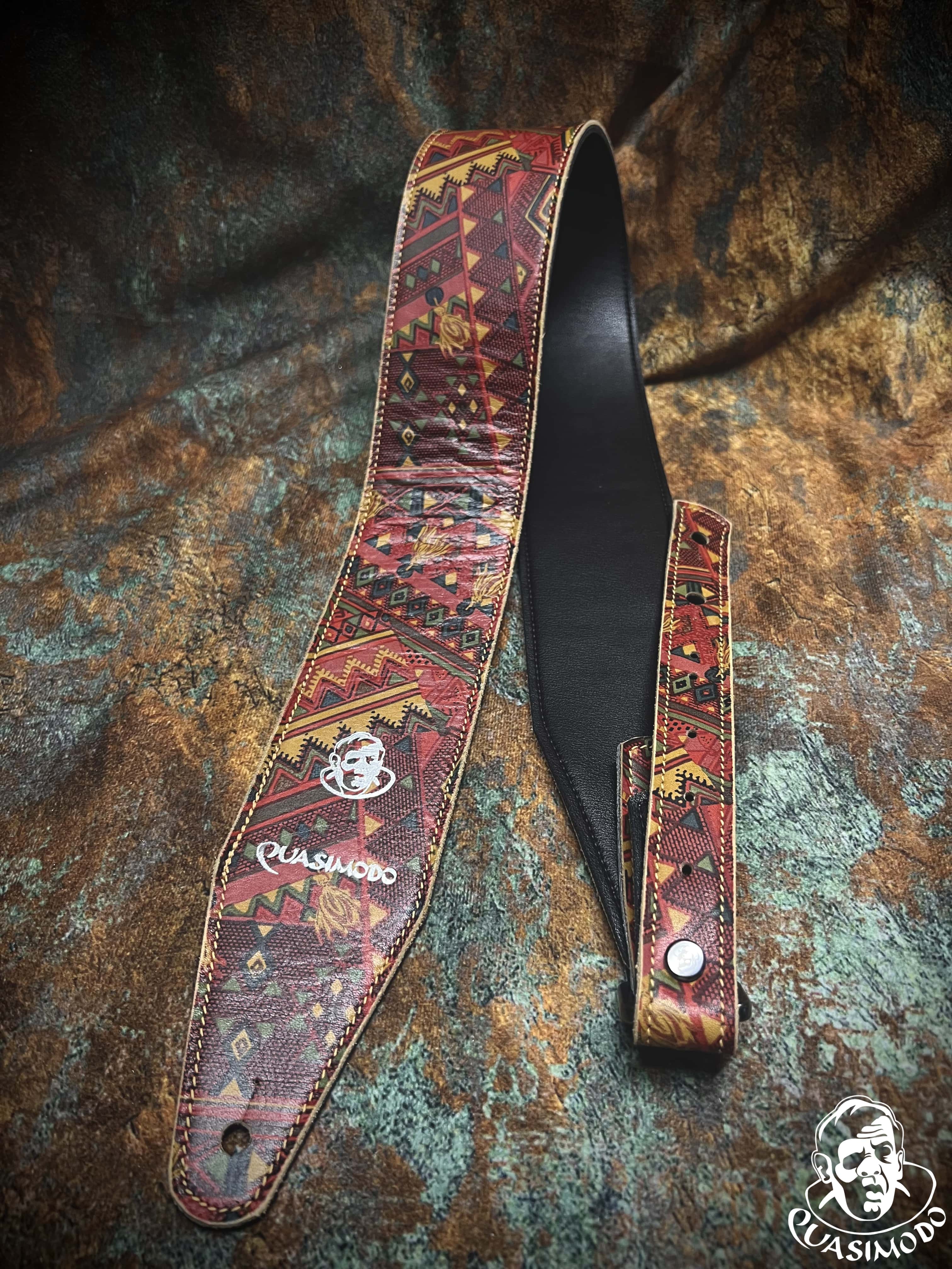 Limited edition custom guitar strap-Face-Limit Design-L-052
