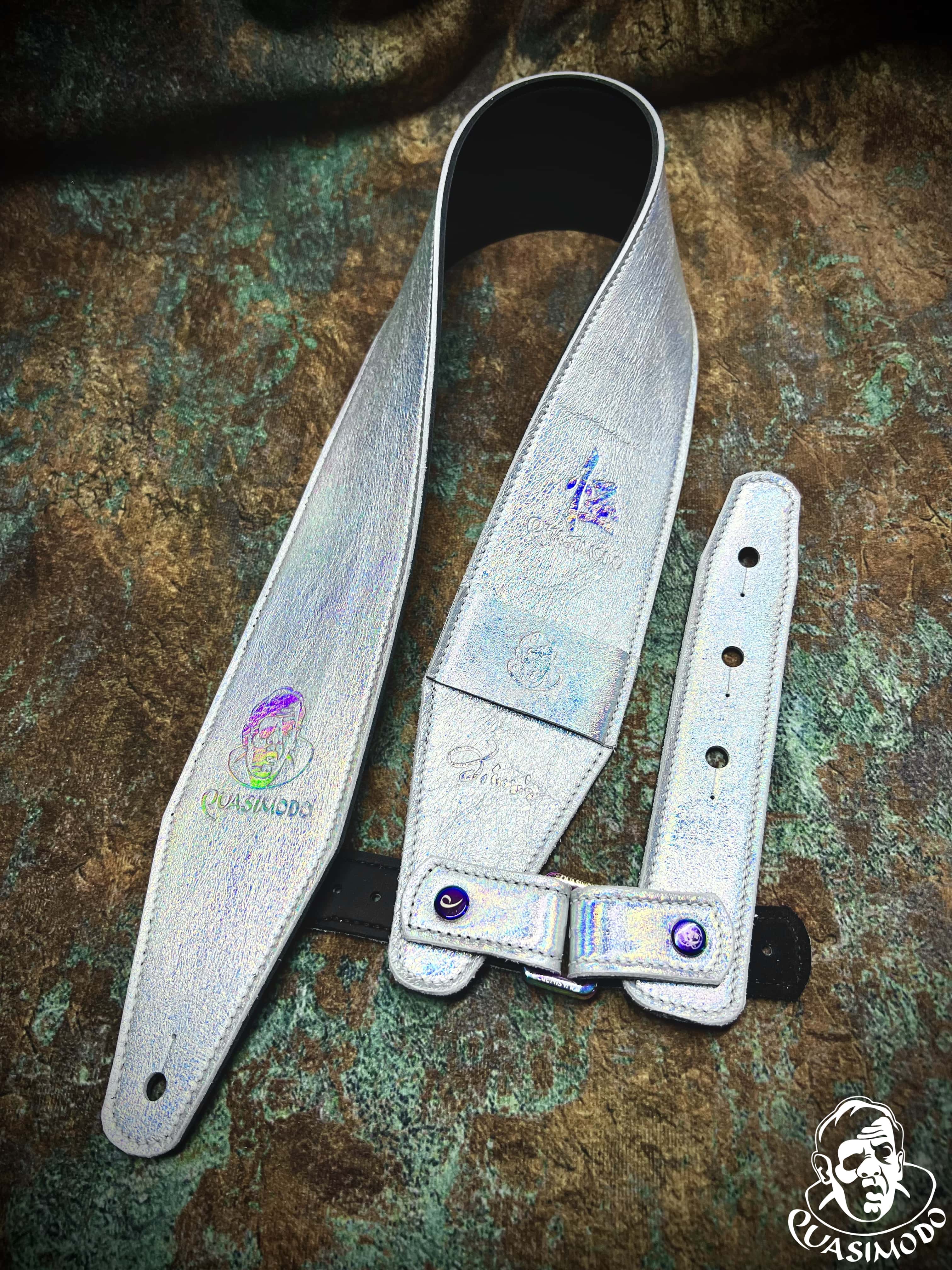 Image of Limited edition custom guitar strap-Face-Limit Design-L-055