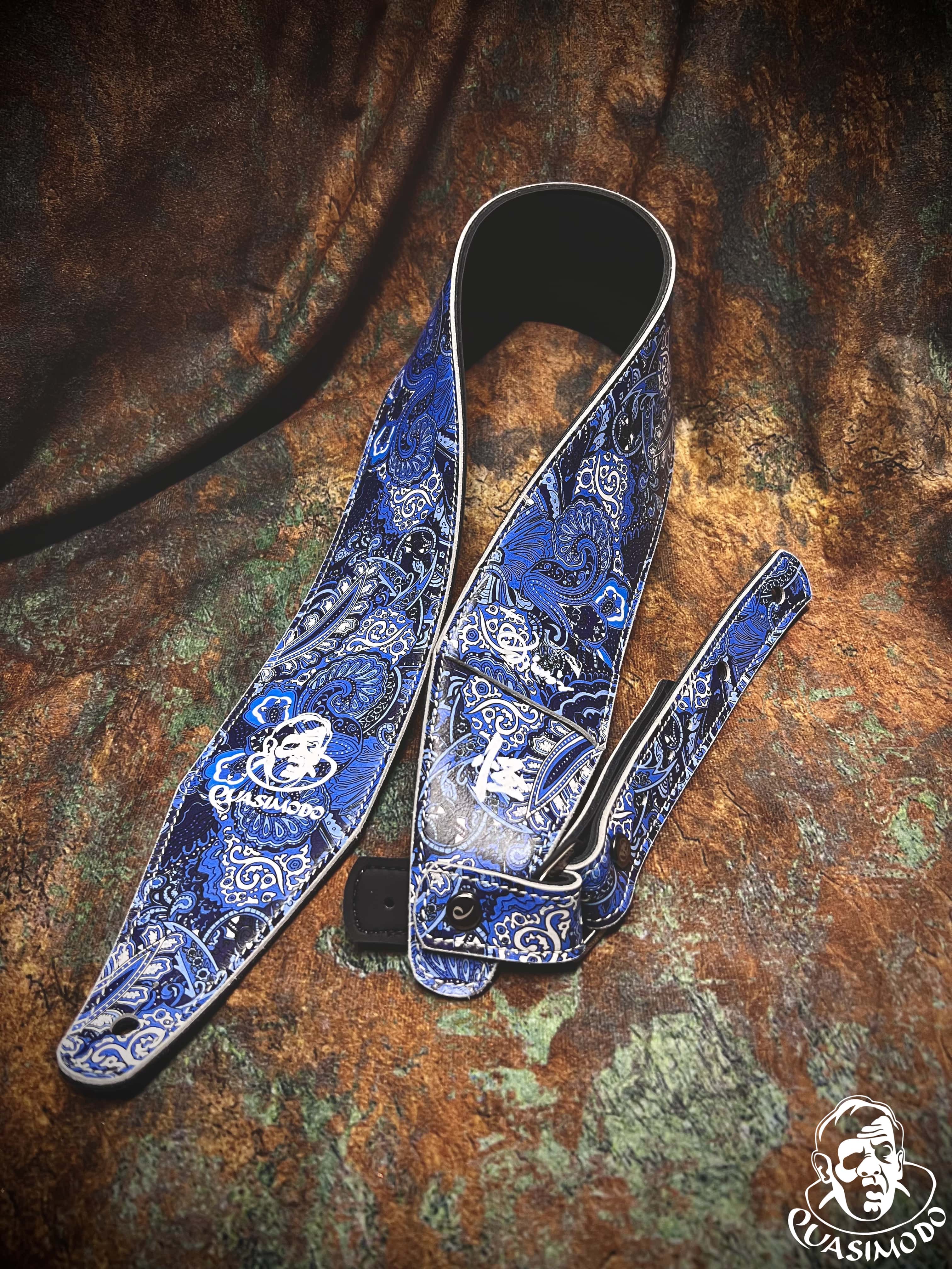 Limited edition custom guitar strap-Face-Limit Design-L-063