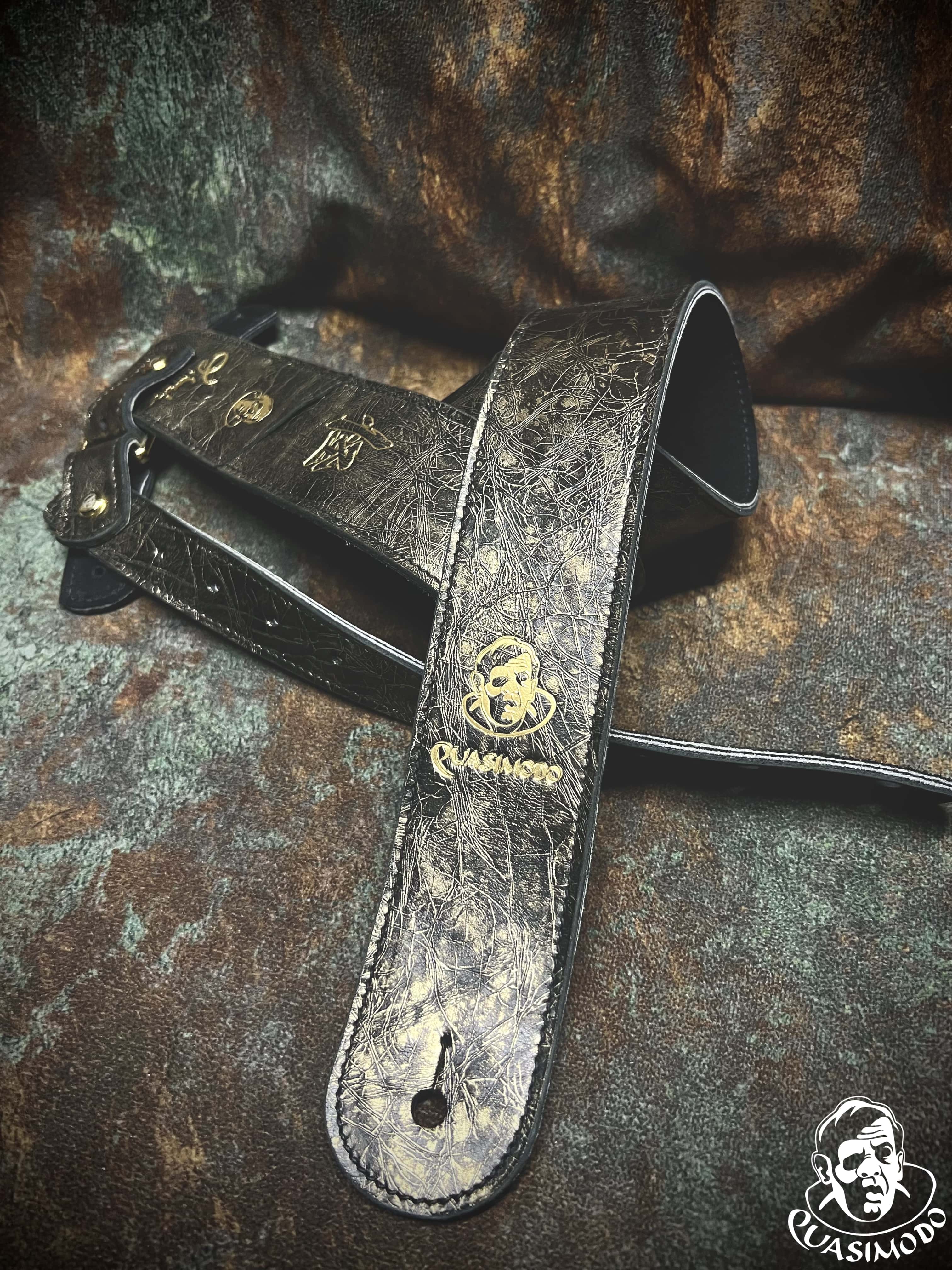 Limited edition custom guitar strap-Face-Limit Design-L-078