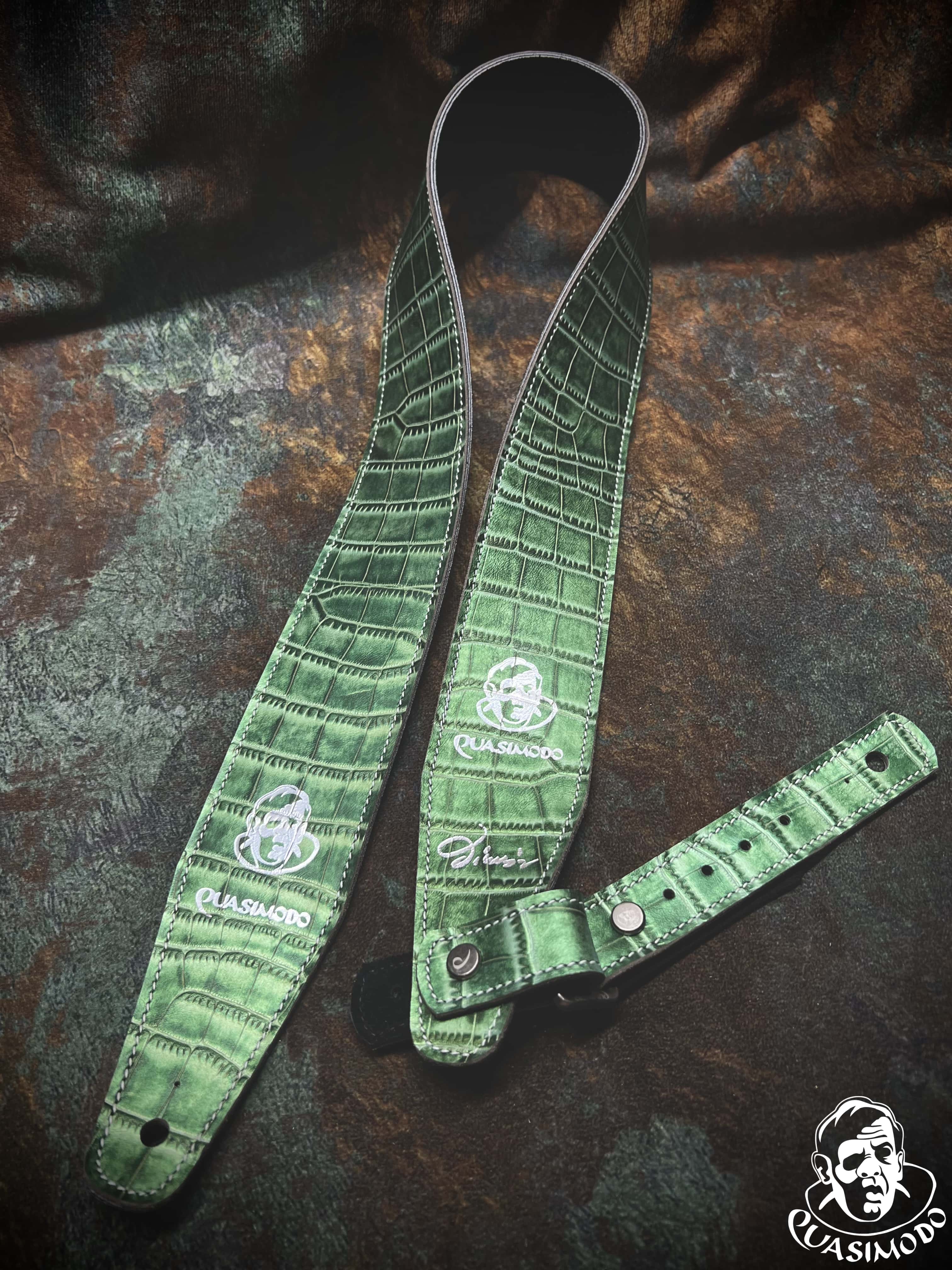 Image of Limited edition custom guitar strap-Face-Limit Design-L-090
