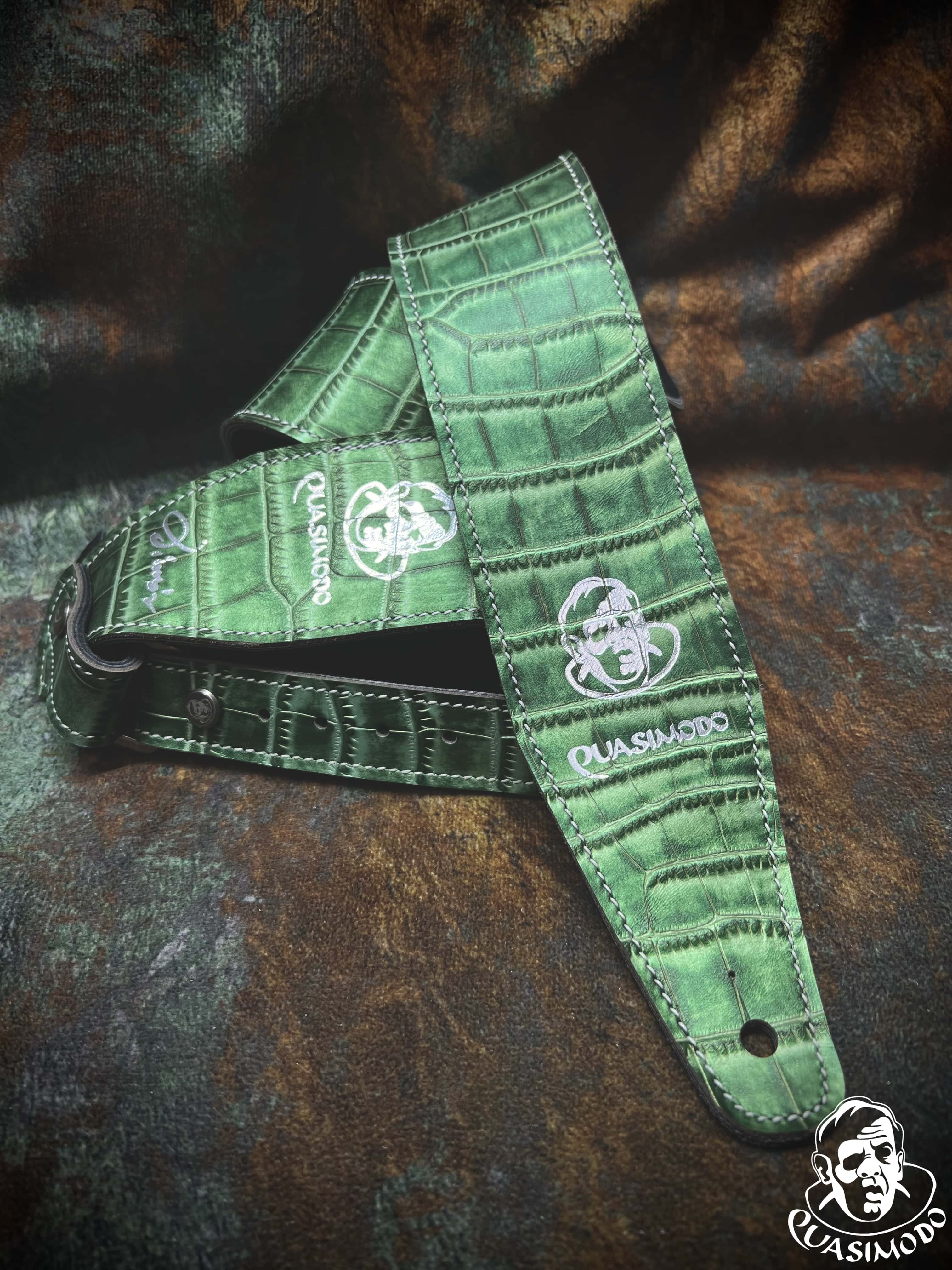 Image of Limited edition custom guitar strap-Face-Limit Design-L-090