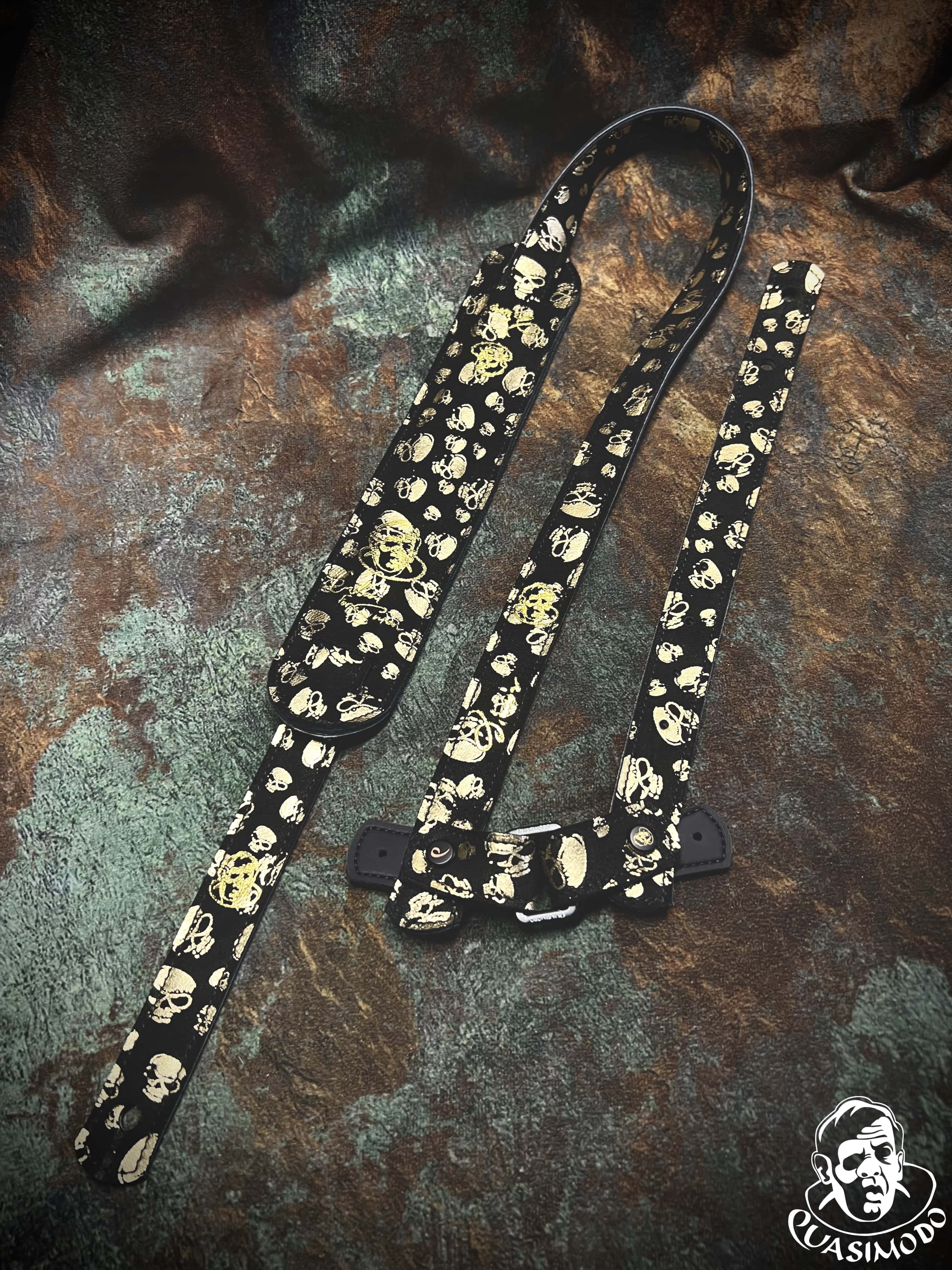 Image of Limited edition custom guitar strap-Face-Limit Design-L-095