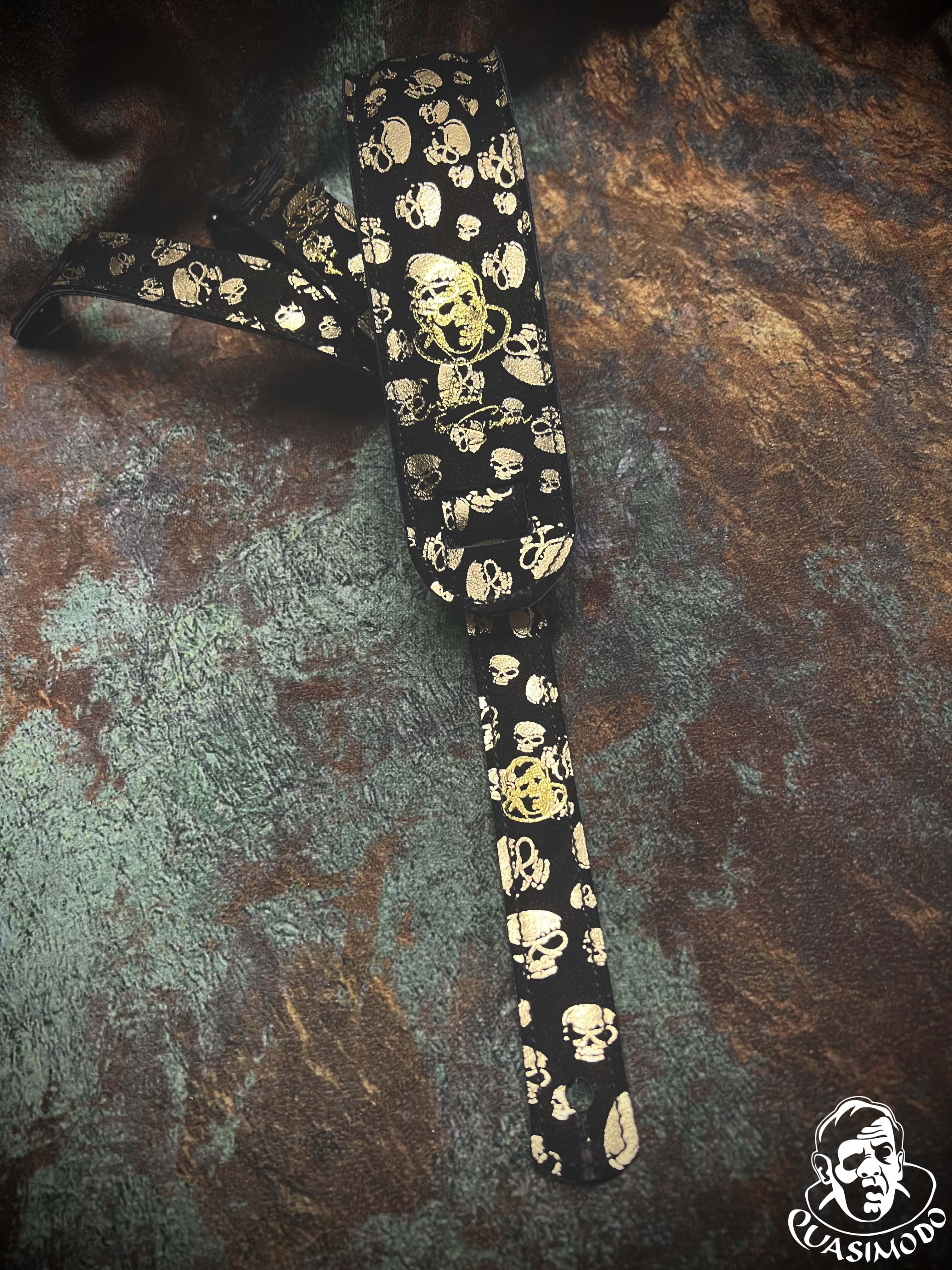 Limited edition custom guitar strap-Face-Limit Design-L-095