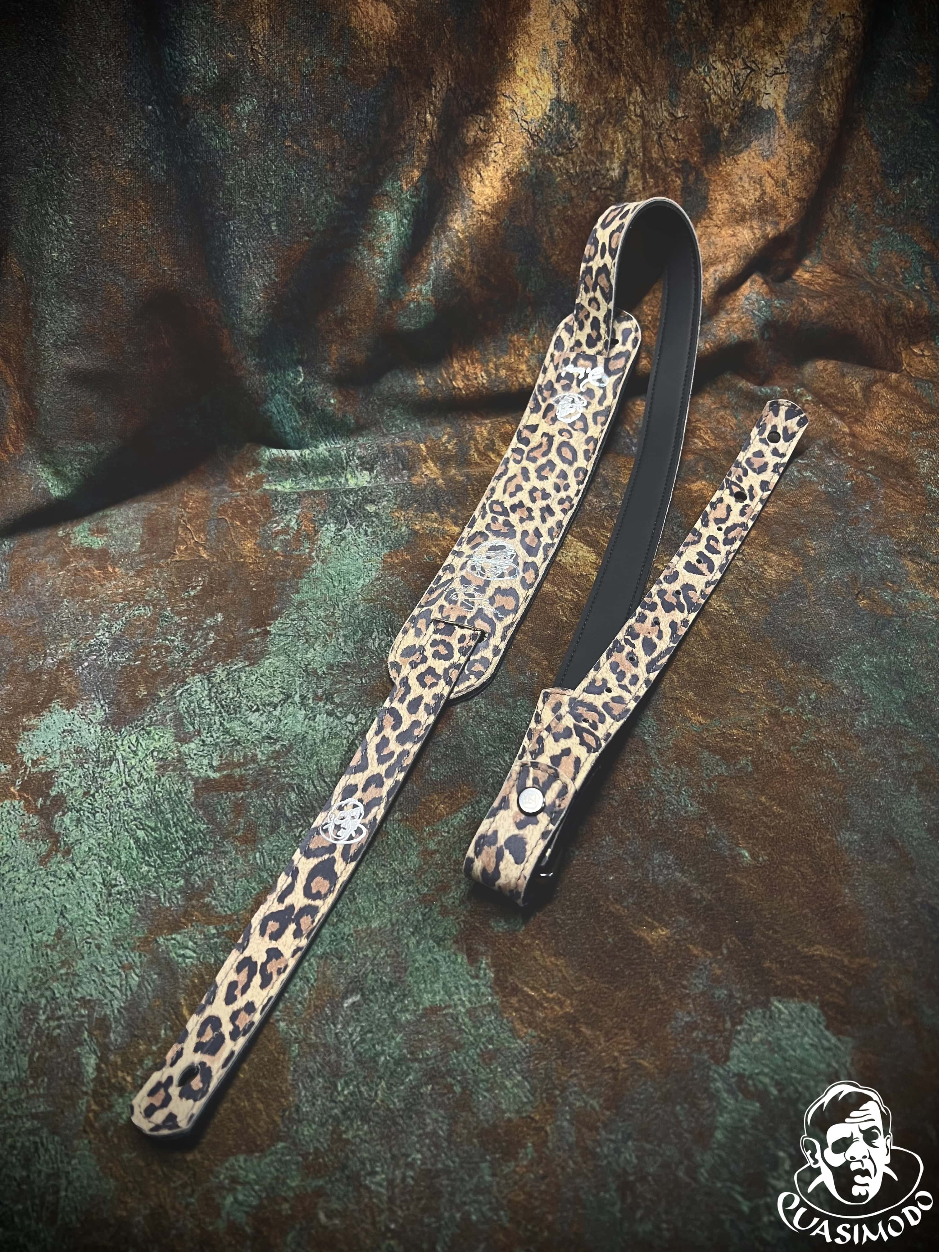 Image of Limited edition custom guitar strap-Face-Limit Design-L-096