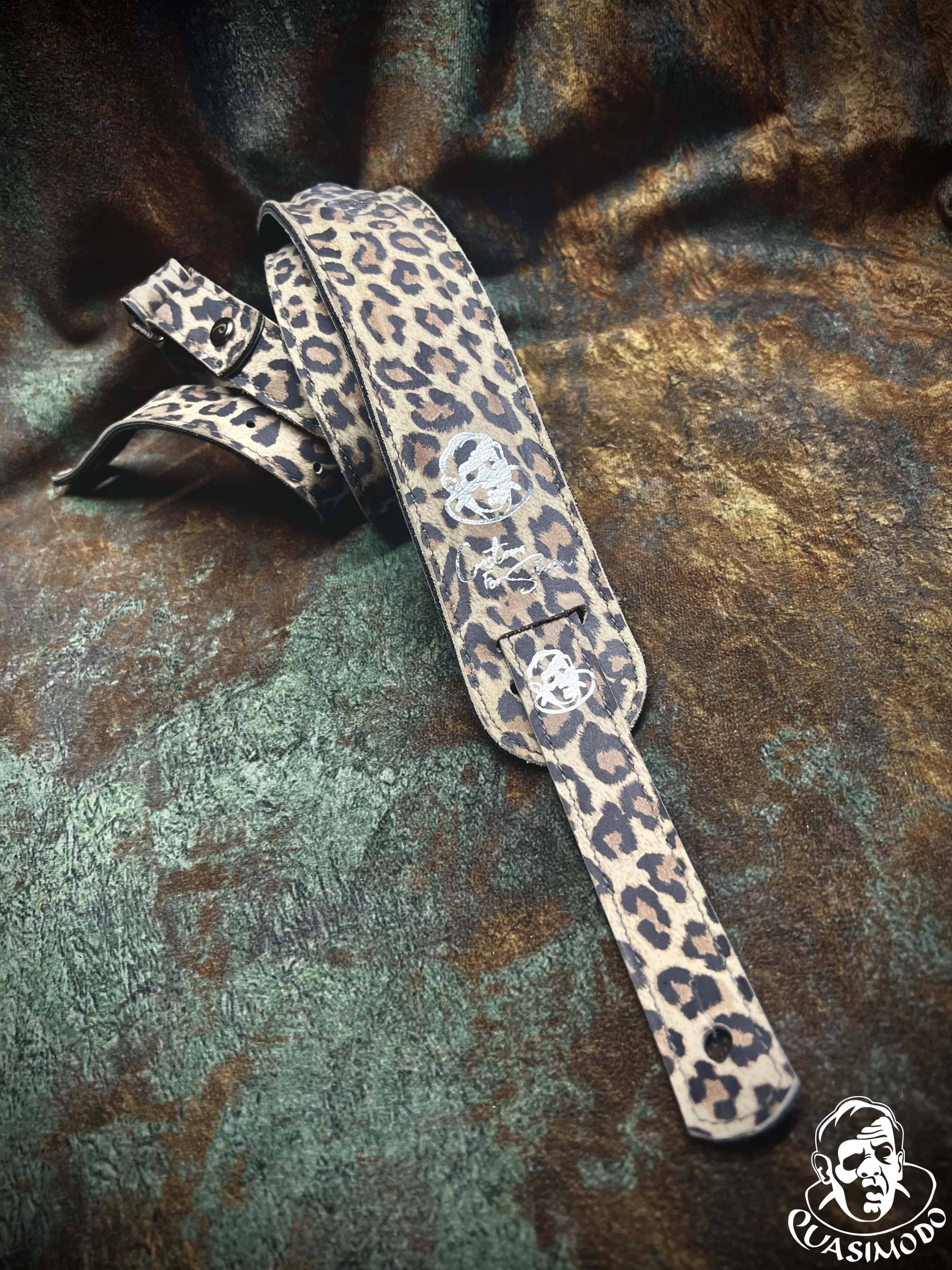 Image of Limited edition custom guitar strap-Face-Limit Design-L-096