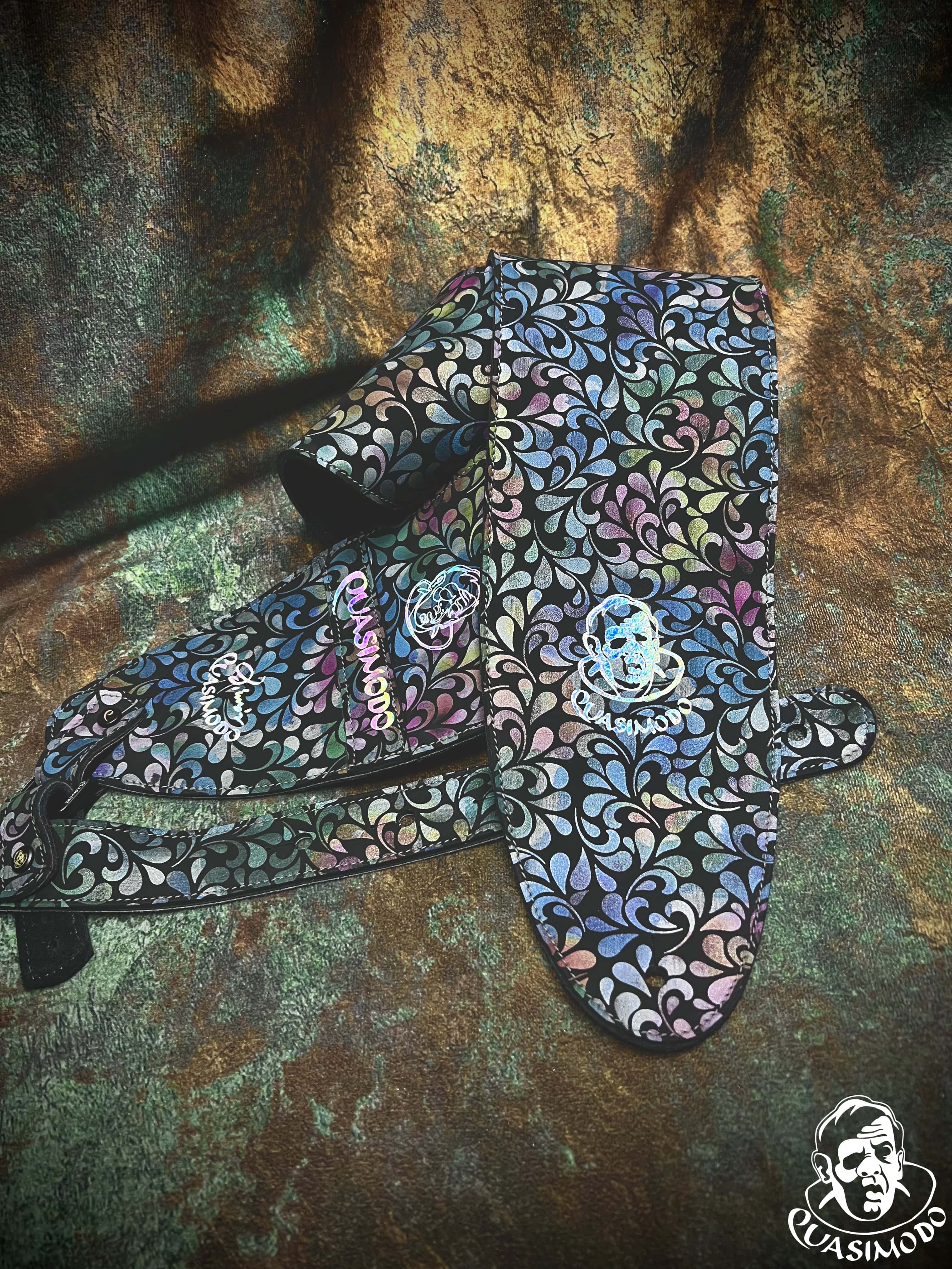 Image of Limited edition custom guitar strap-Face-Limit Design-L-097