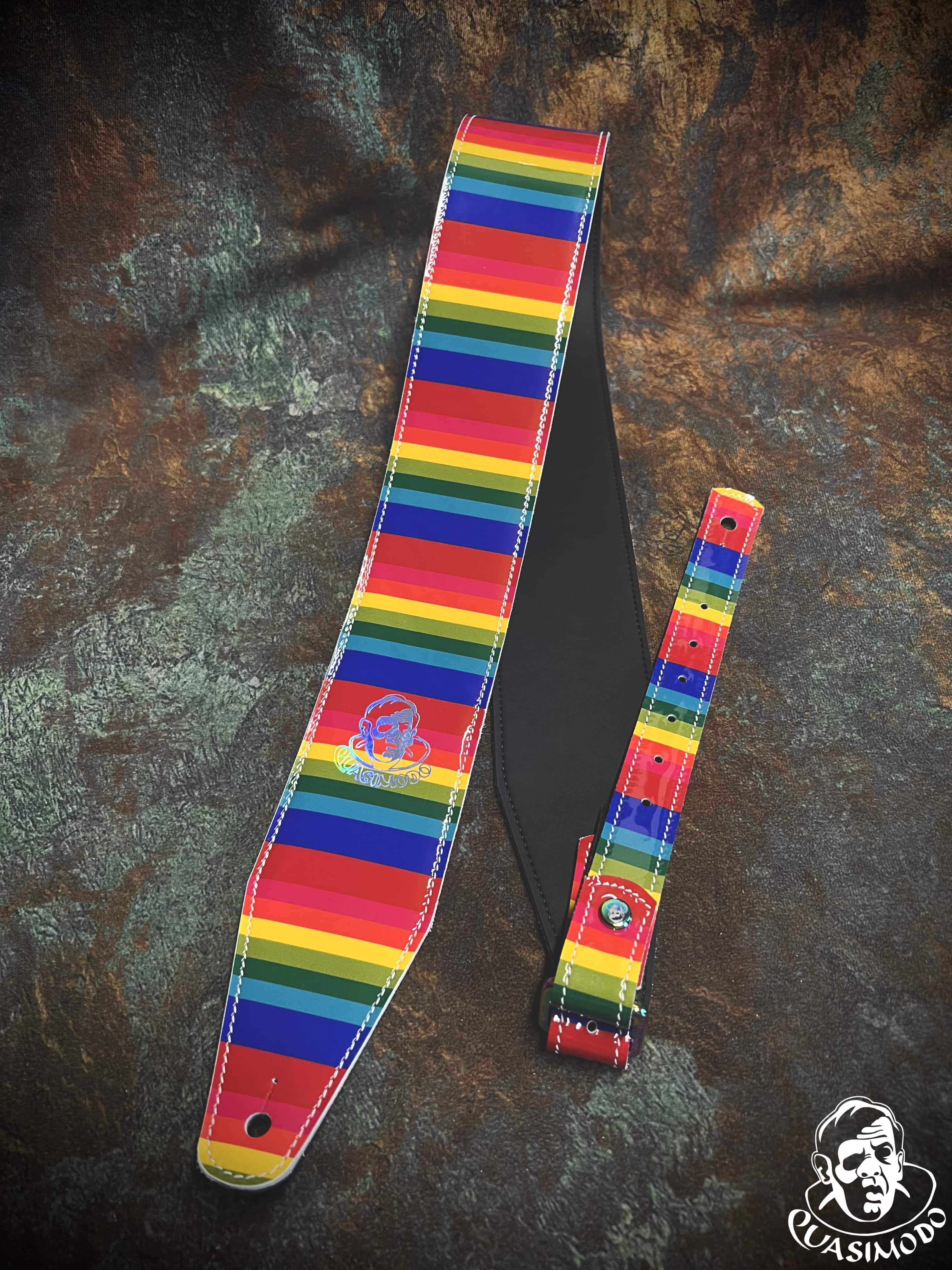 Image of Limited edition custom guitar strap-Face-Limit Design-L-098