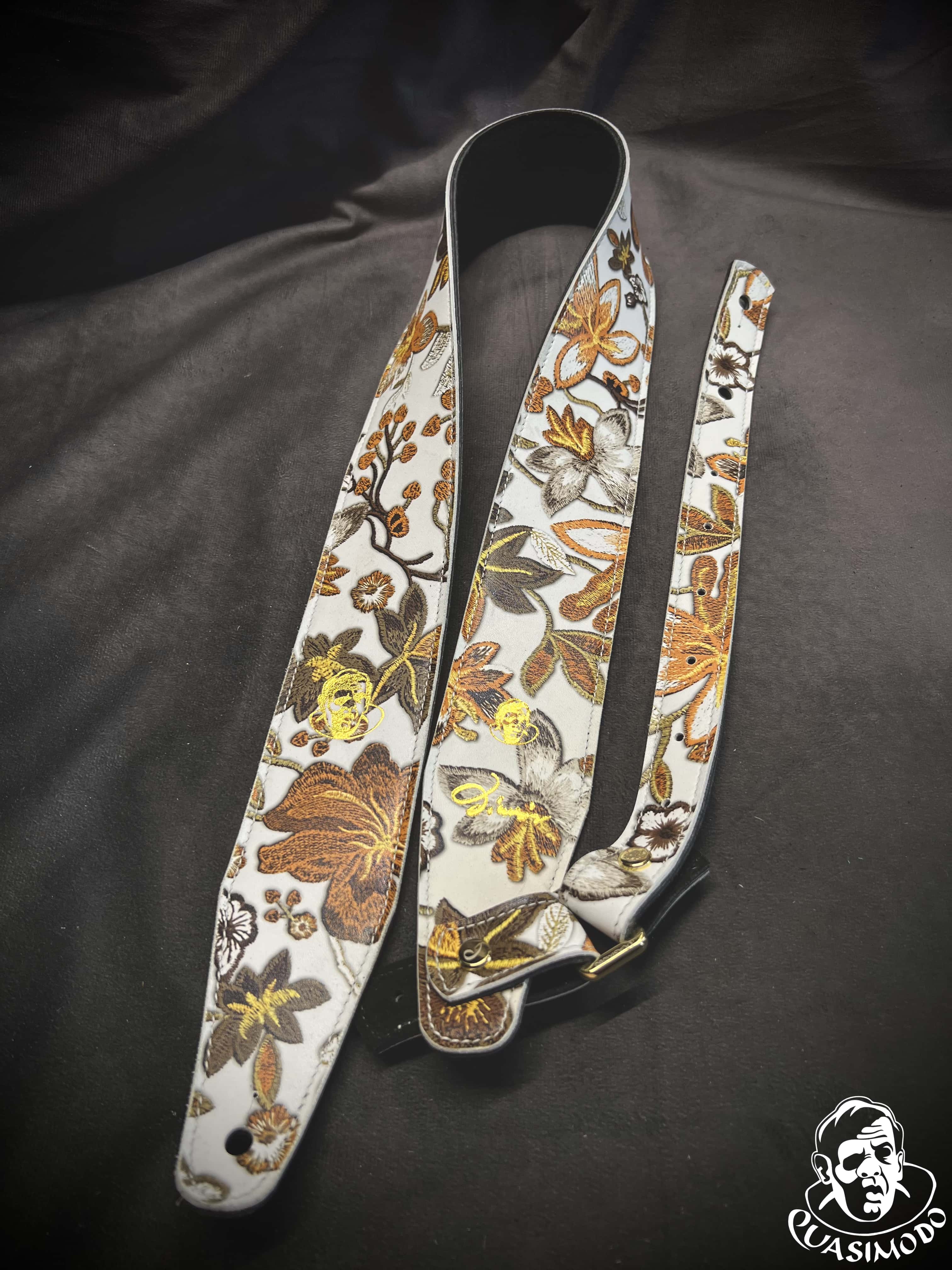Image of Limited edition custom guitar strap-Face-Limit Design-L-099