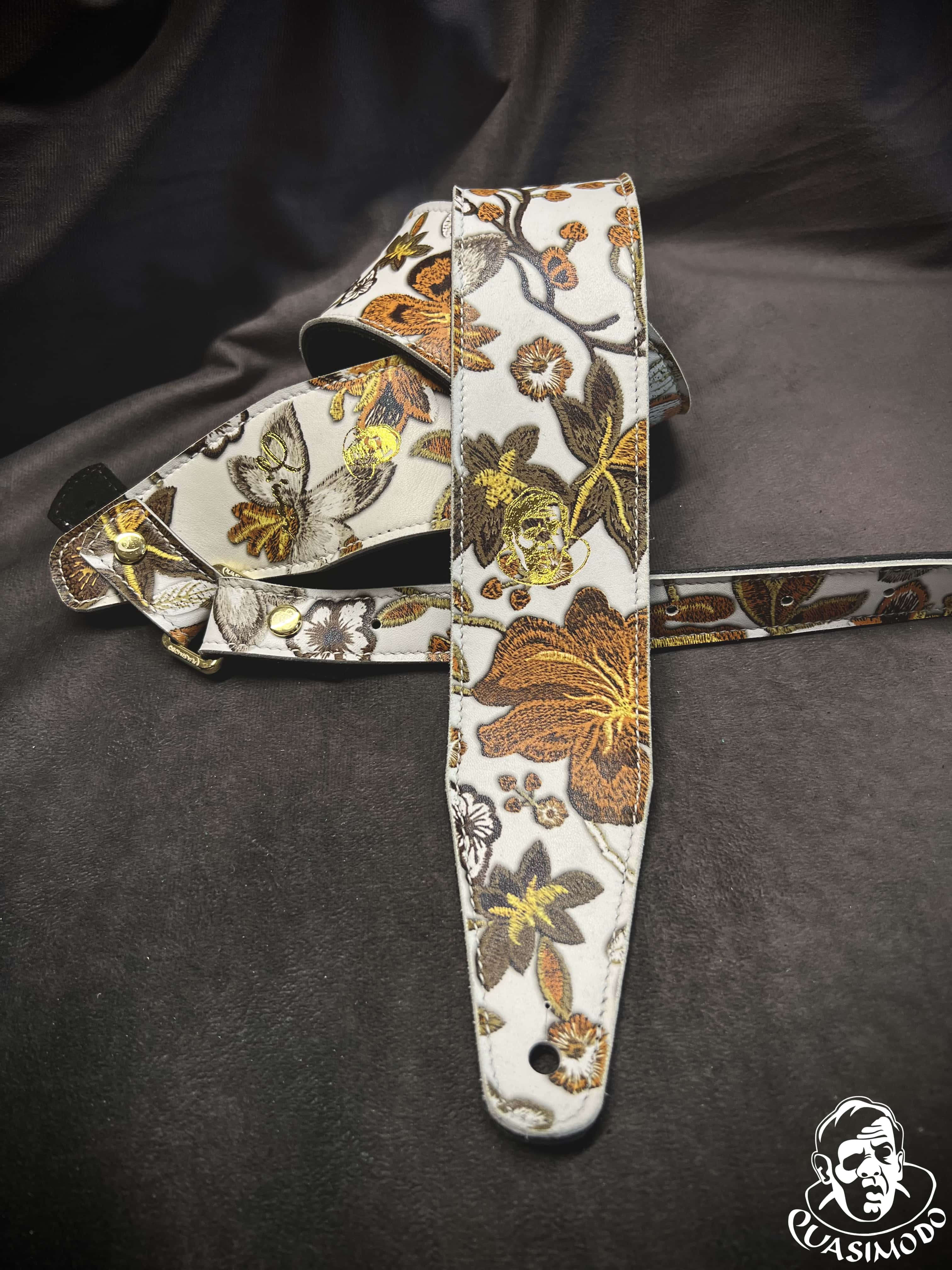 Image of Limited edition custom guitar strap-Face-Limit Design-L-099