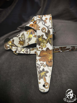 Image of Limited edition custom guitar strap-Face-Limit Design-L-099
