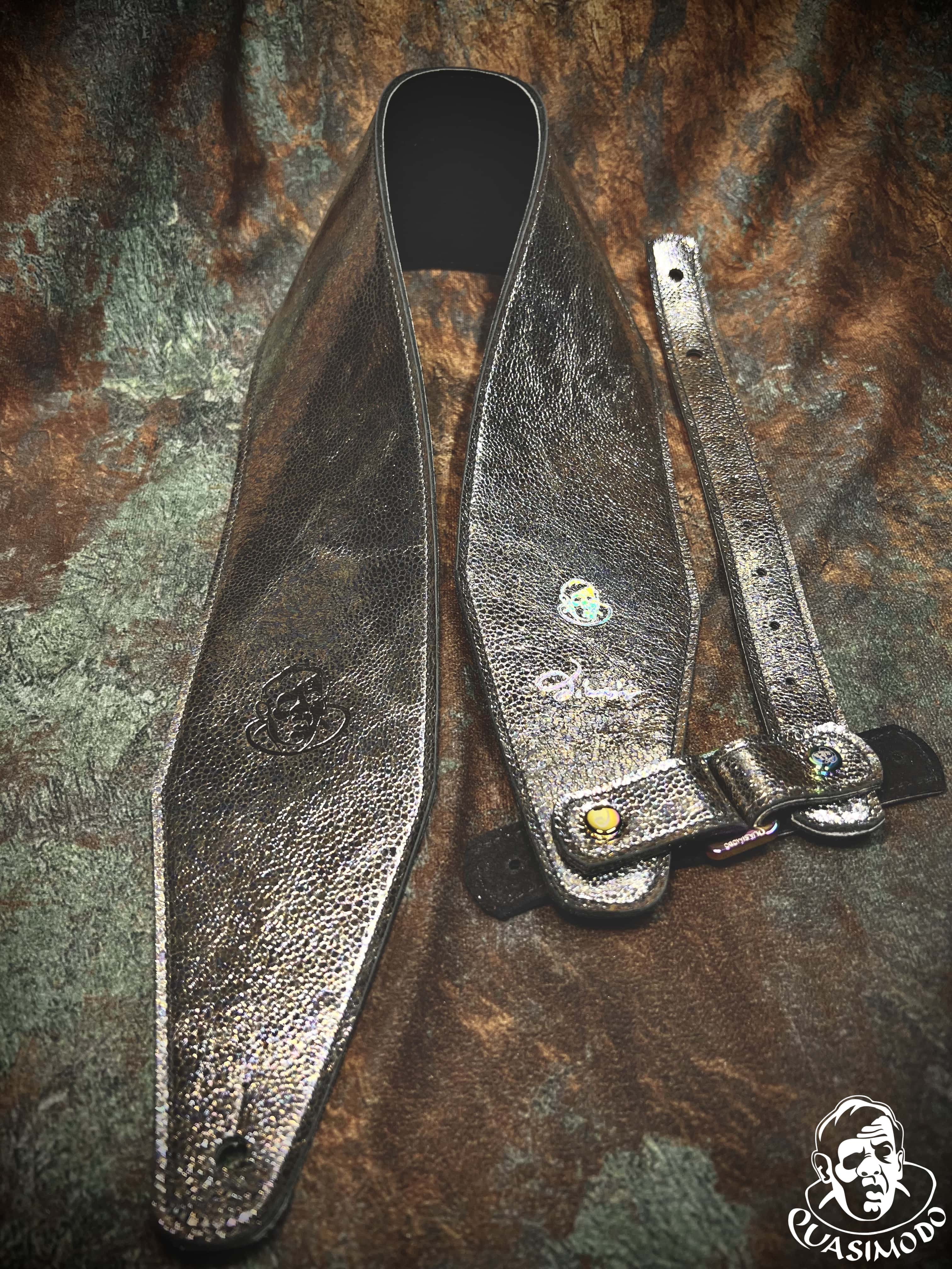 Image of Limited edition custom guitar strap-Face-Limit Design-L-105