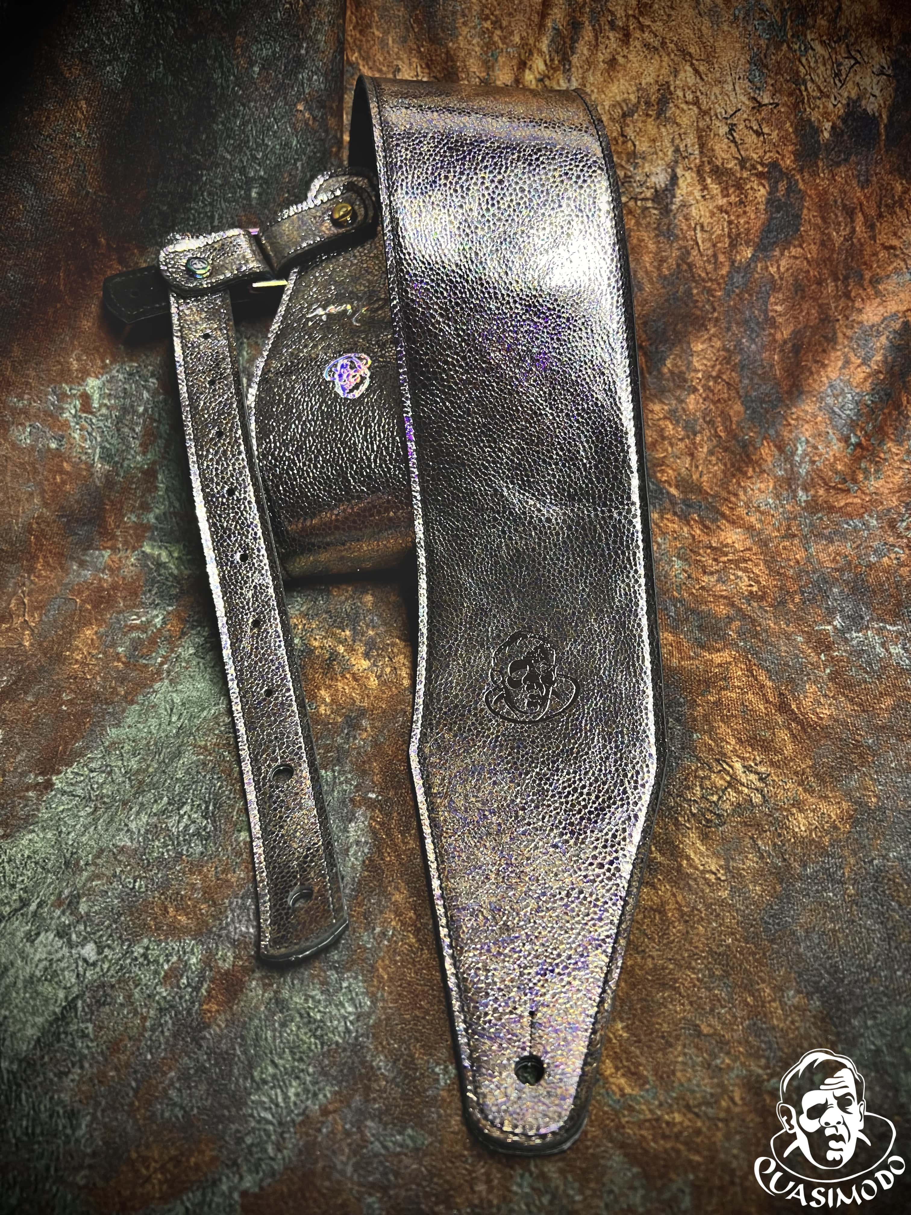 Image of Limited edition custom guitar strap-Face-Limit Design-L-105