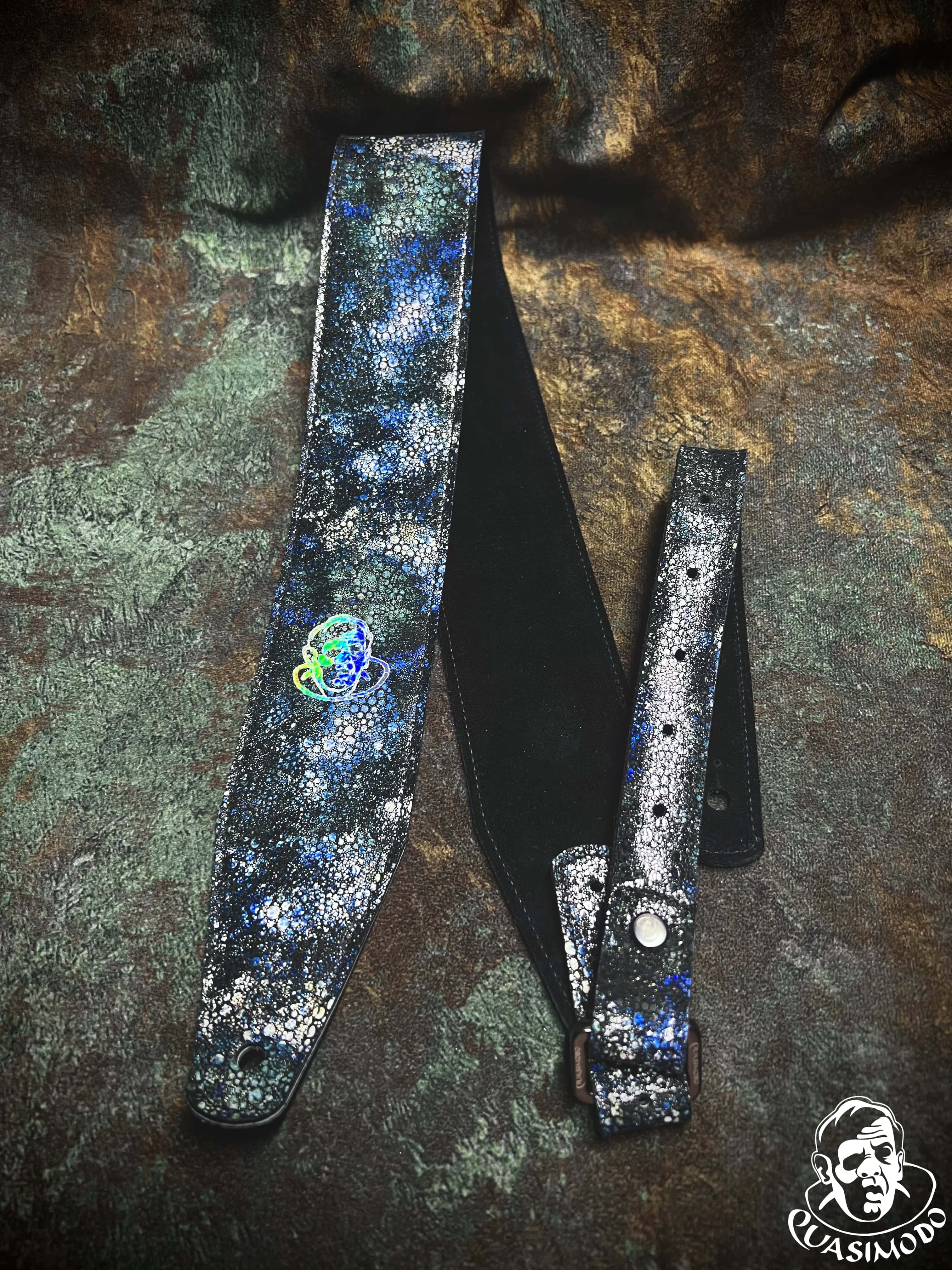 Image of Limited edition custom guitar strap-Face-Limit Design-L-109