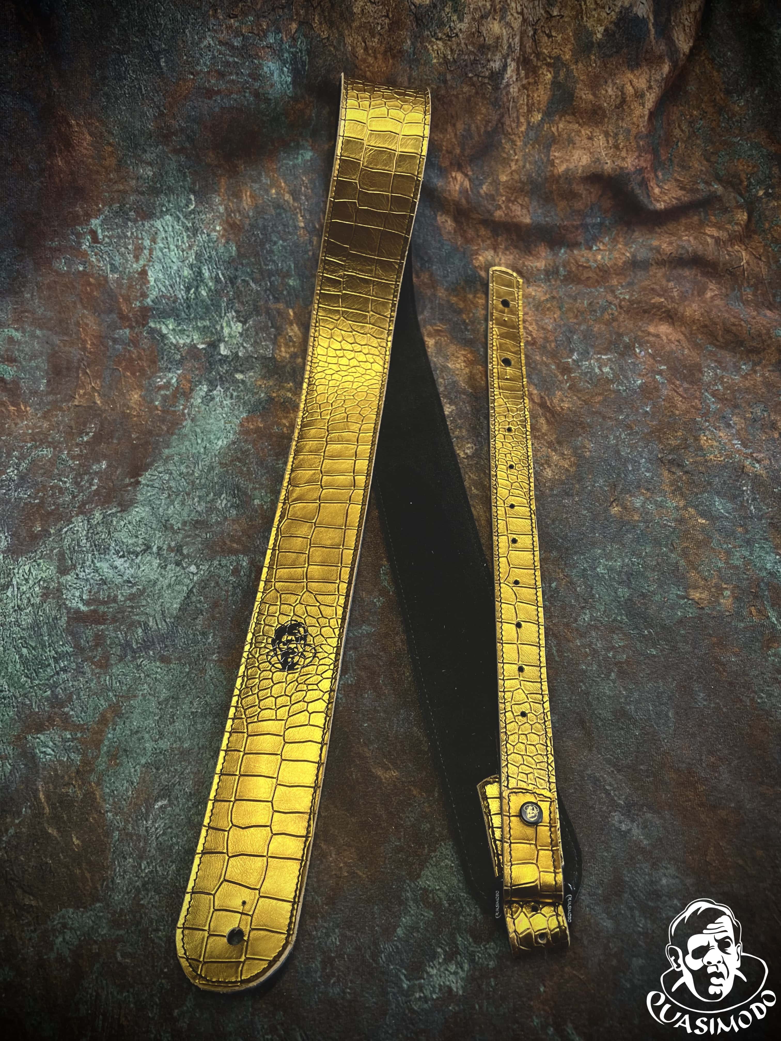 Image of Limited edition custom guitar strap-Face-Limit Design-L-116