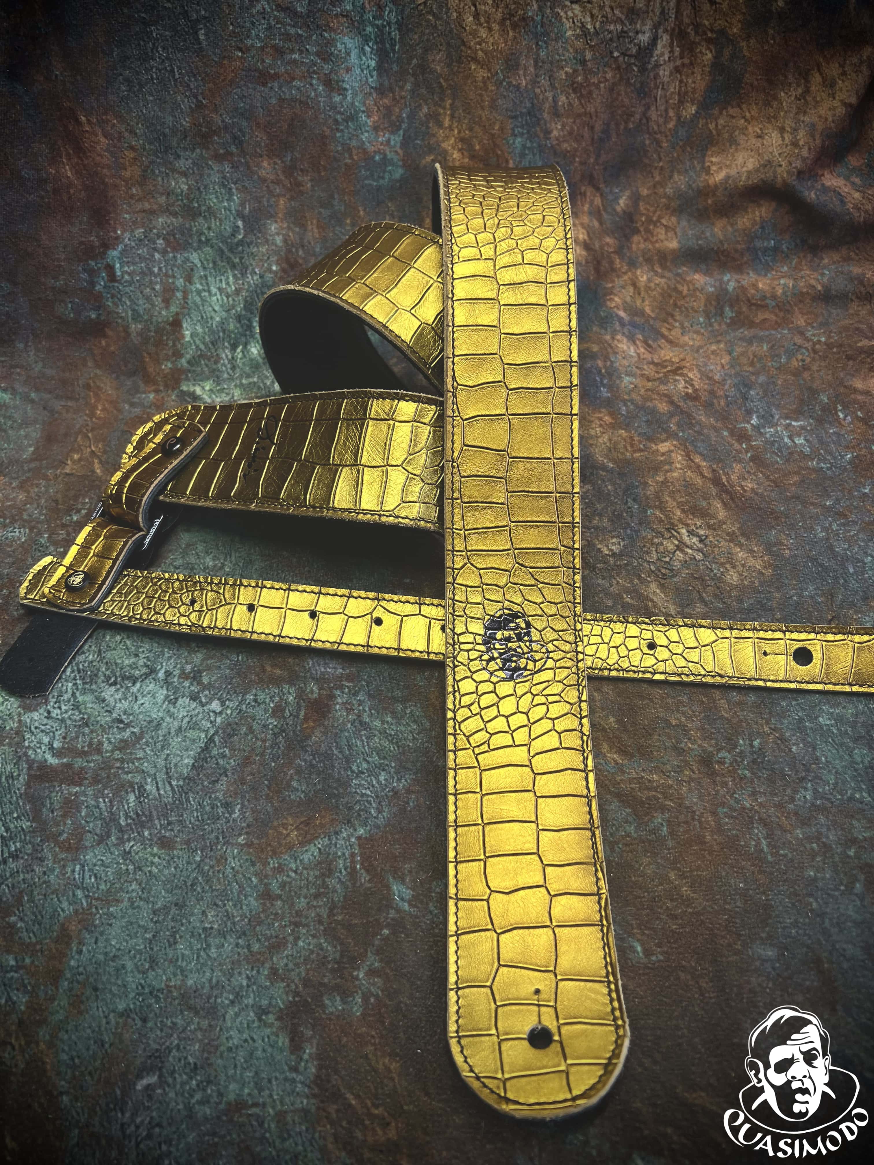 Image of Limited edition custom guitar strap-Face-Limit Design-L-116