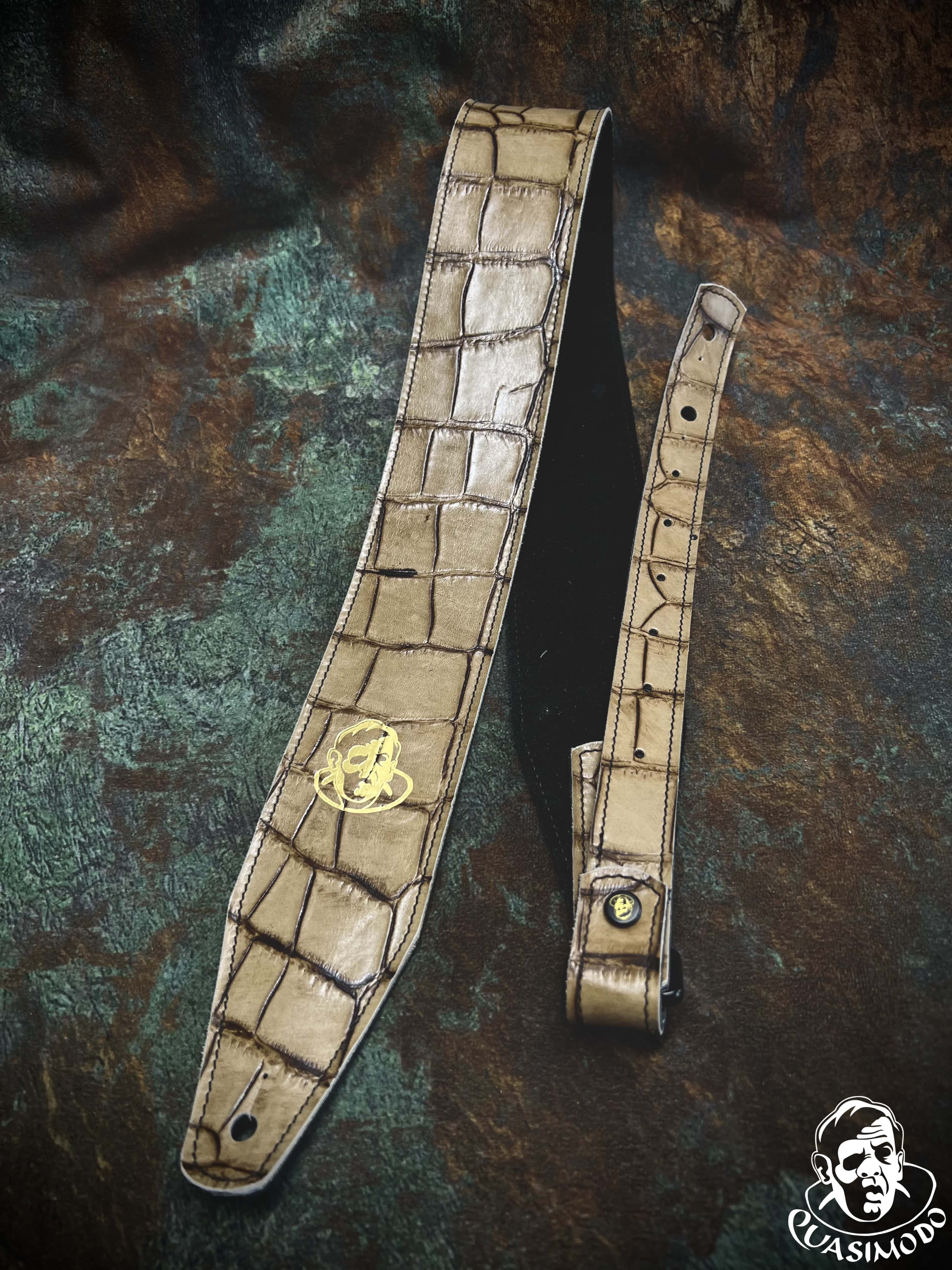 Image of Limited edition custom guitar strap-Face-Limit Design-L-118