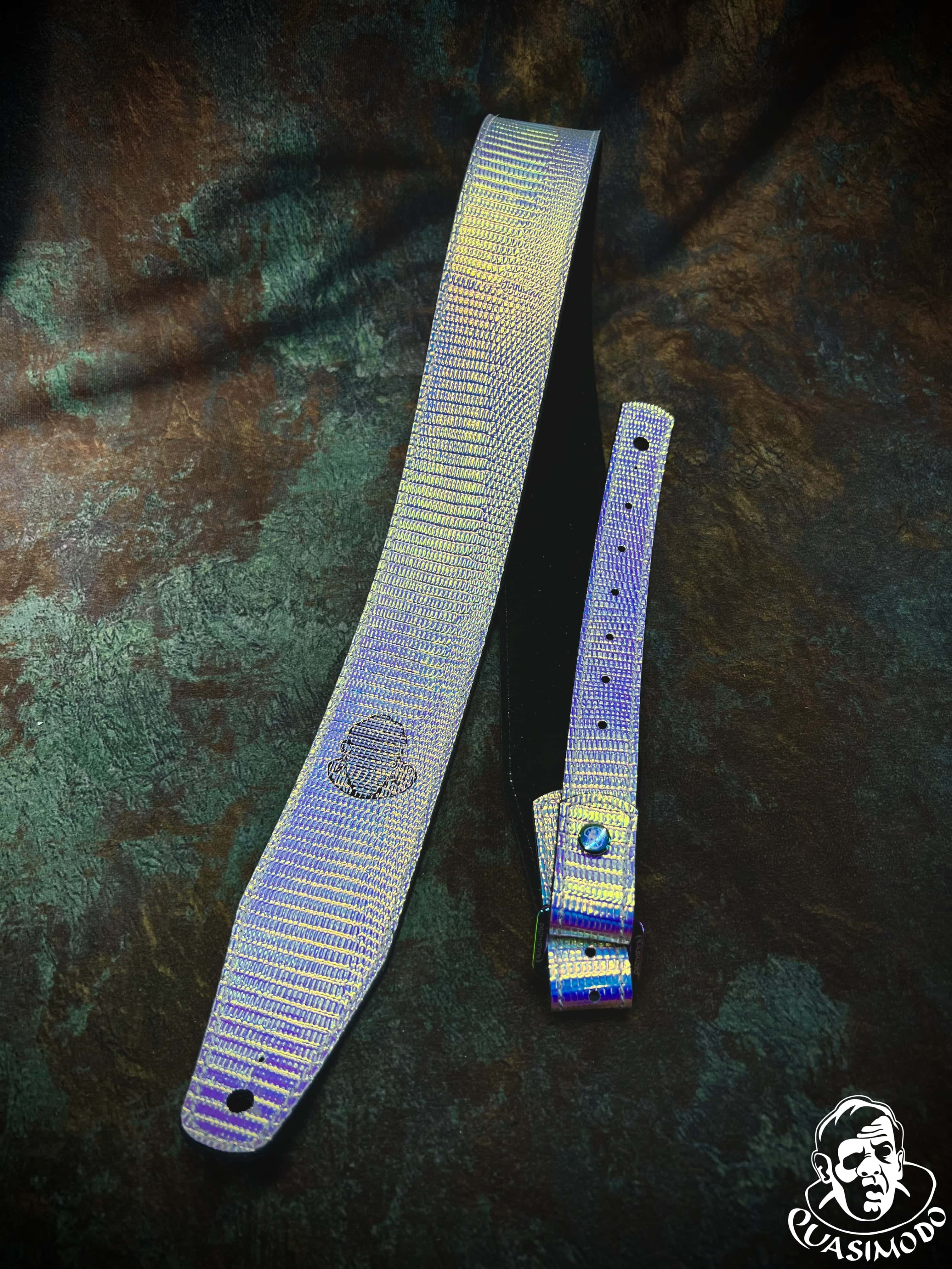 Image of Limited edition custom guitar strap-Face-Limit Design-L-122