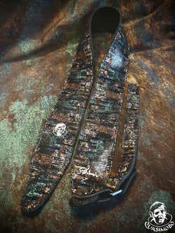 Image of Limited edition custom guitar strap-Face-Limit Design-L-133