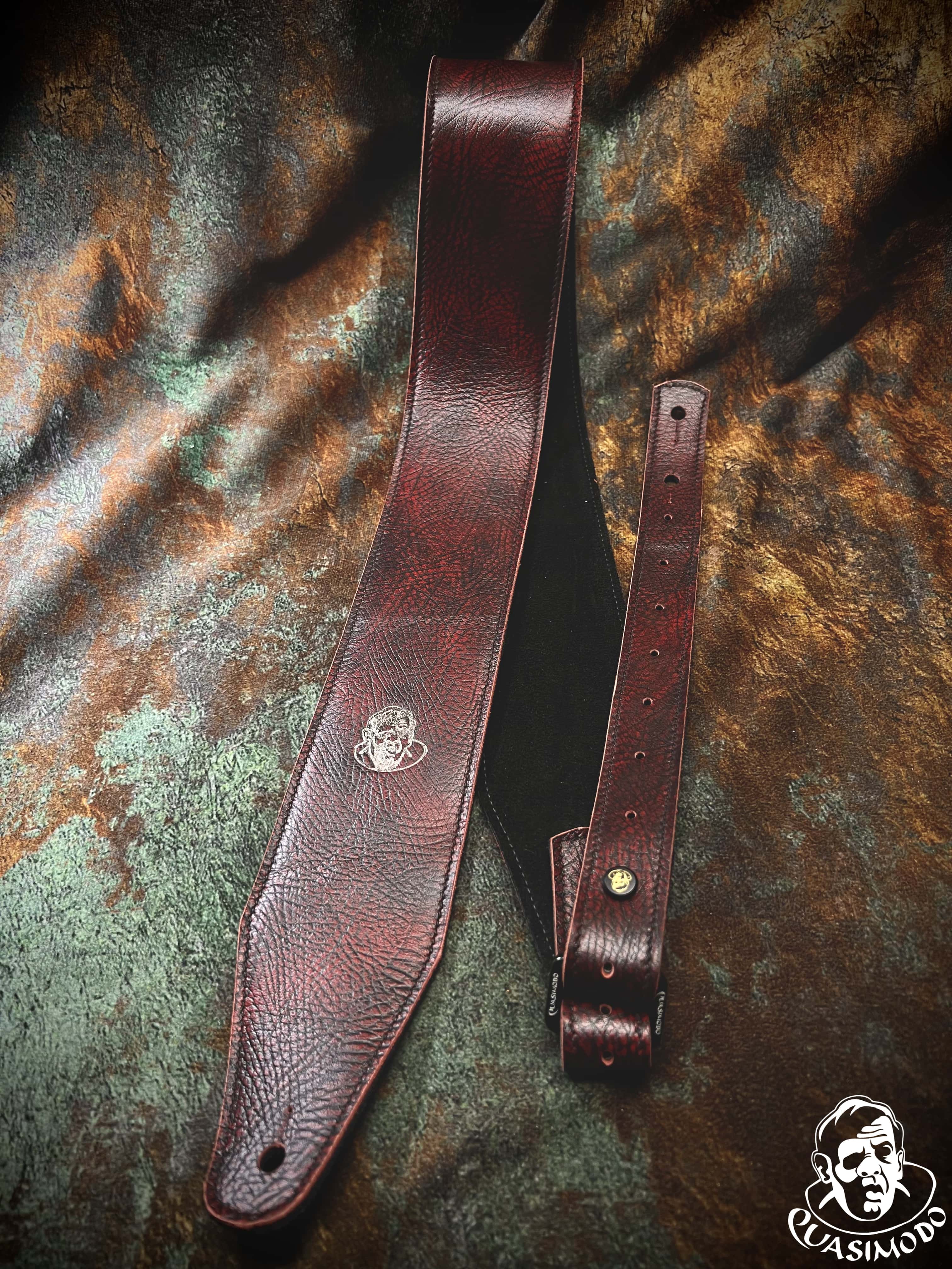 Image of Limited edition custom guitar strap-Face-Limit Design-L-134