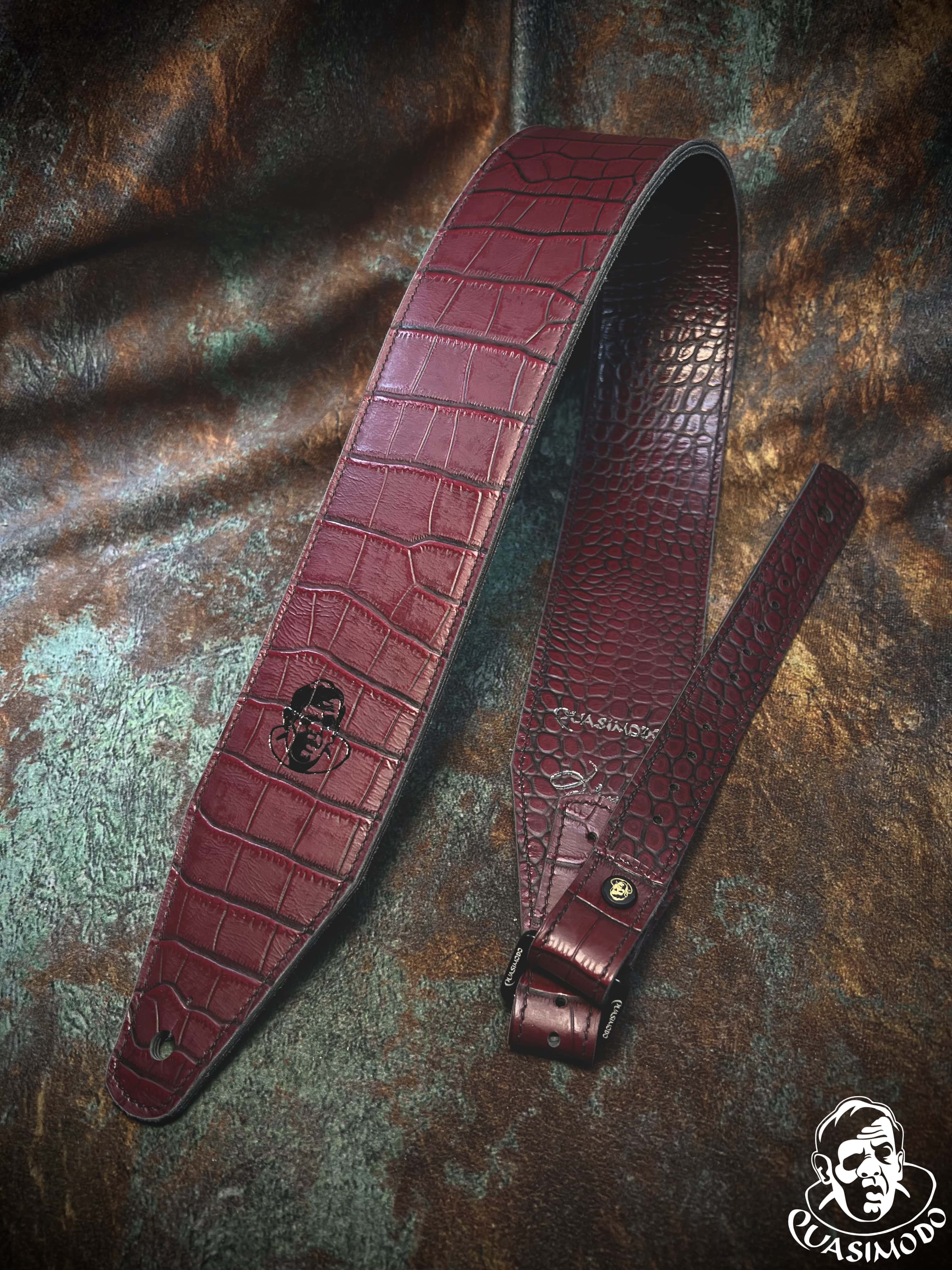 Image of Limited edition custom guitar strap-Face-Limit Design-L-140
