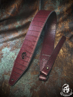 Image of Limited edition custom guitar strap-Face-Limit Design-L-140