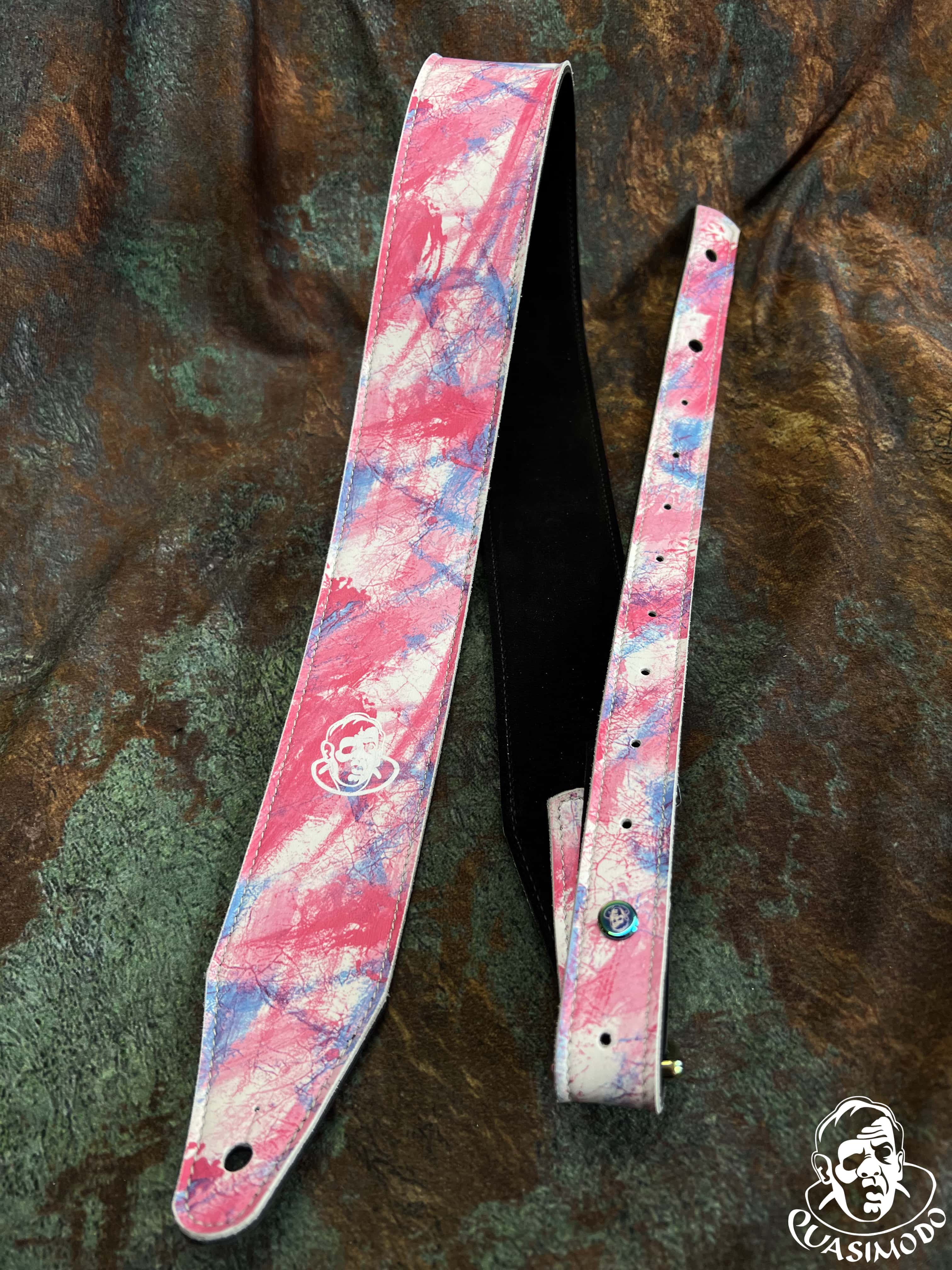 Image of Limited edition custom guitar strap-Face-Limit Design-L-147