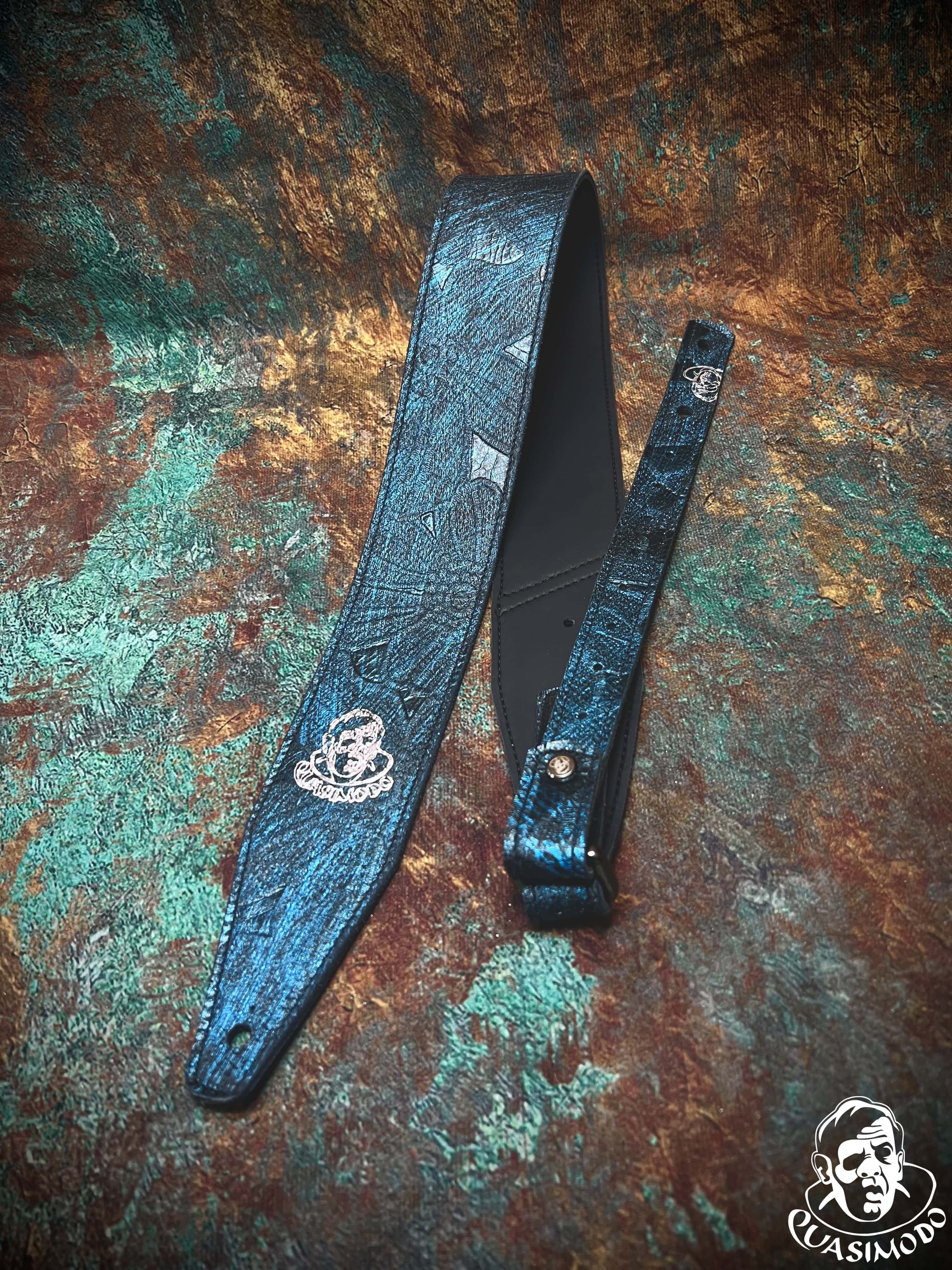 Image of Limited edition custom guitar strap-Face-Limit Design-L-240