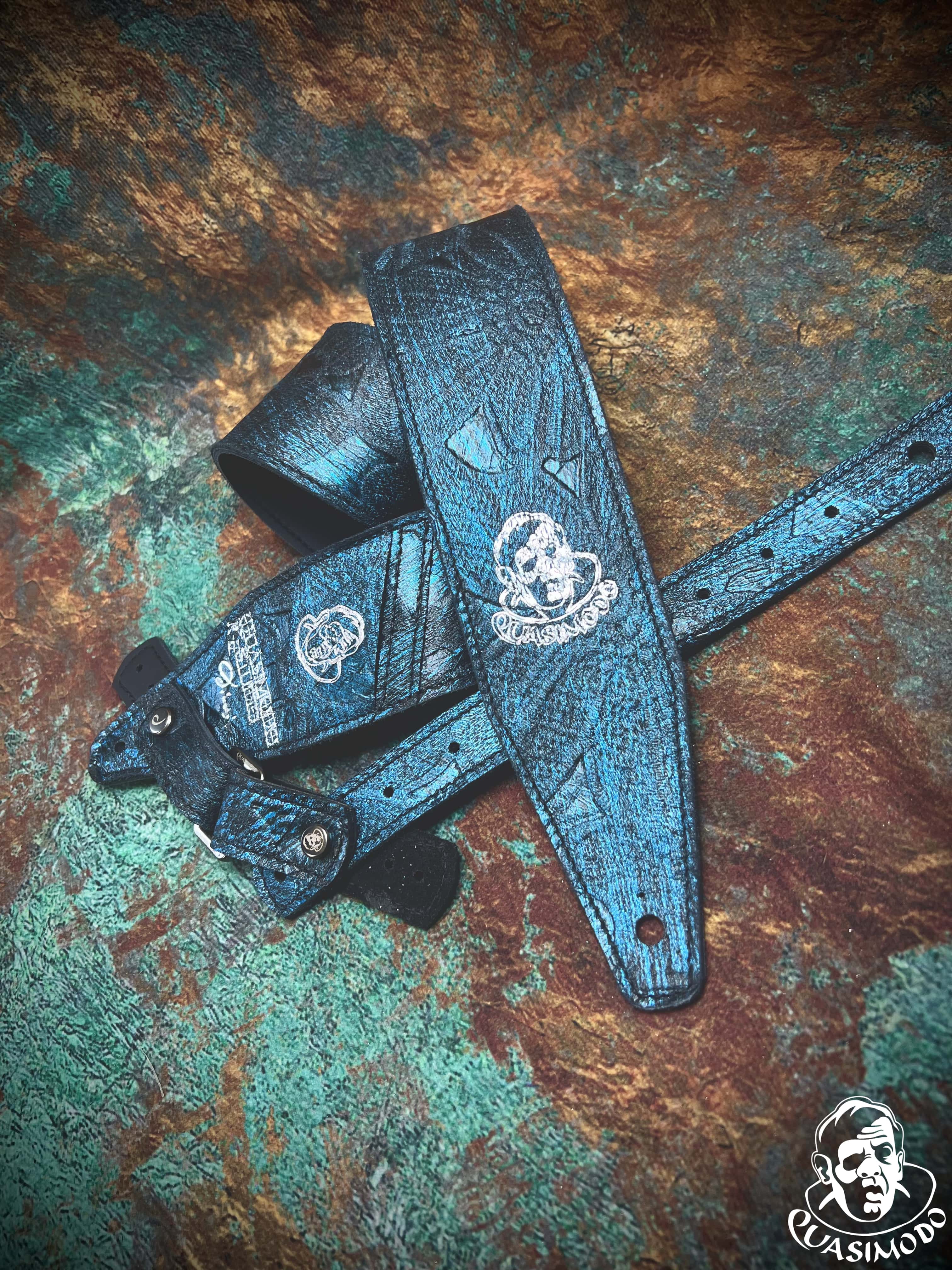 Limited edition custom guitar strap-Face-Limit Design-L-240