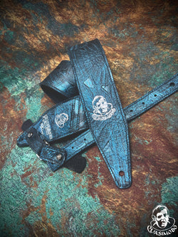 Image of Limited edition custom guitar strap-Face-Limit Design-L-240
