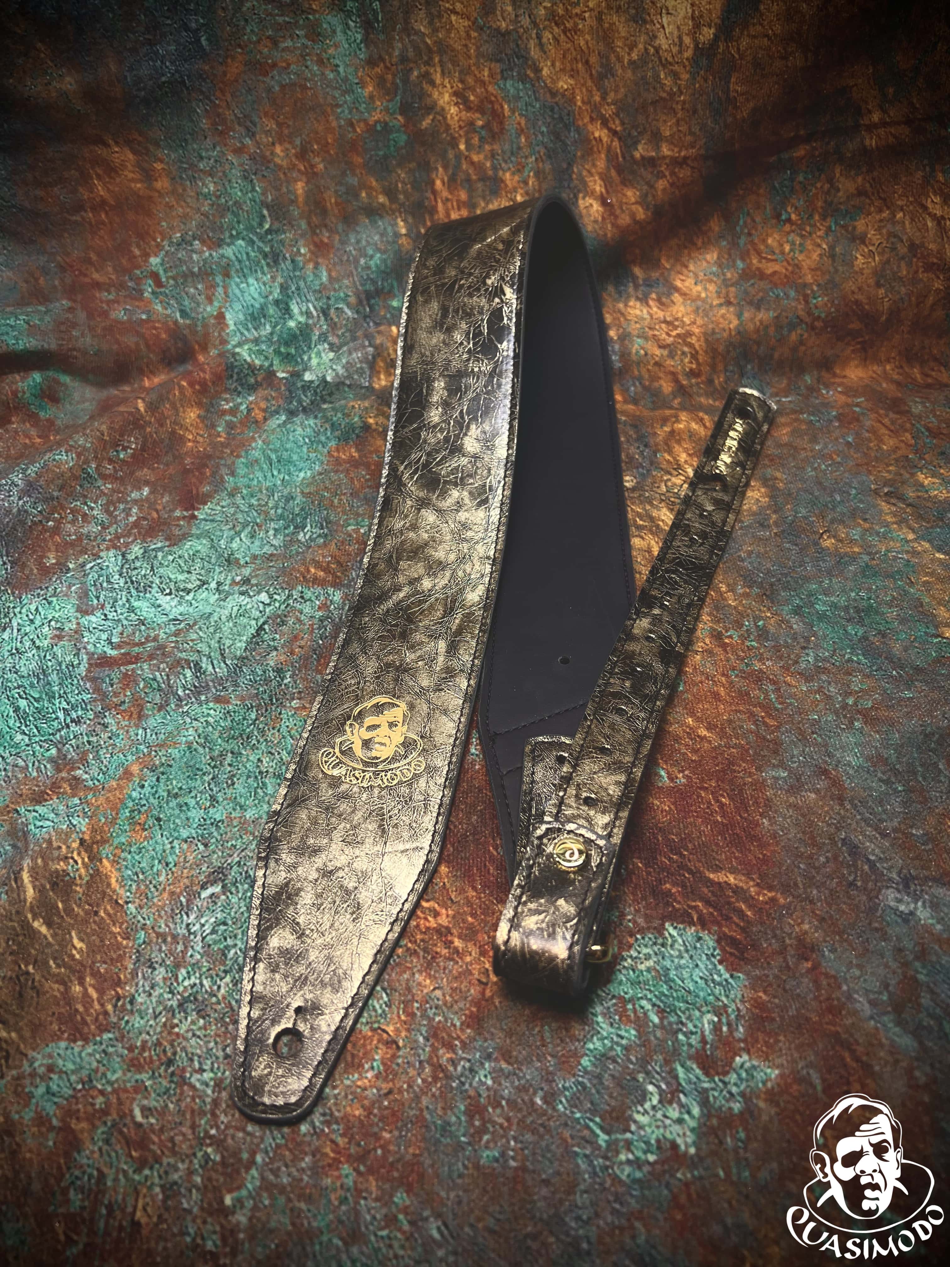 Image of Limited edition custom guitar strap-Face-Limit Design-L-242