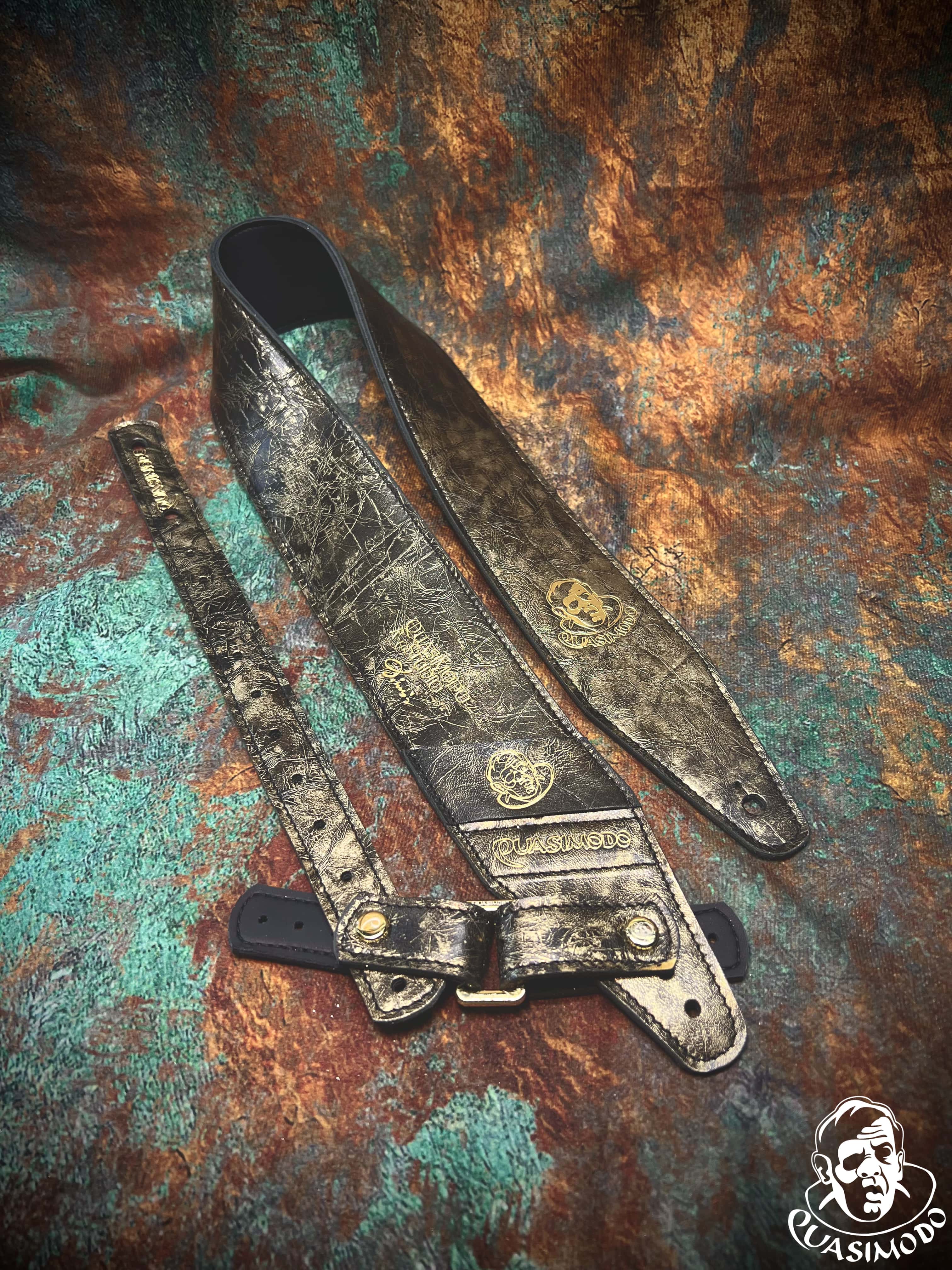 Image of Limited edition custom guitar strap-Face-Limit Design-L-242