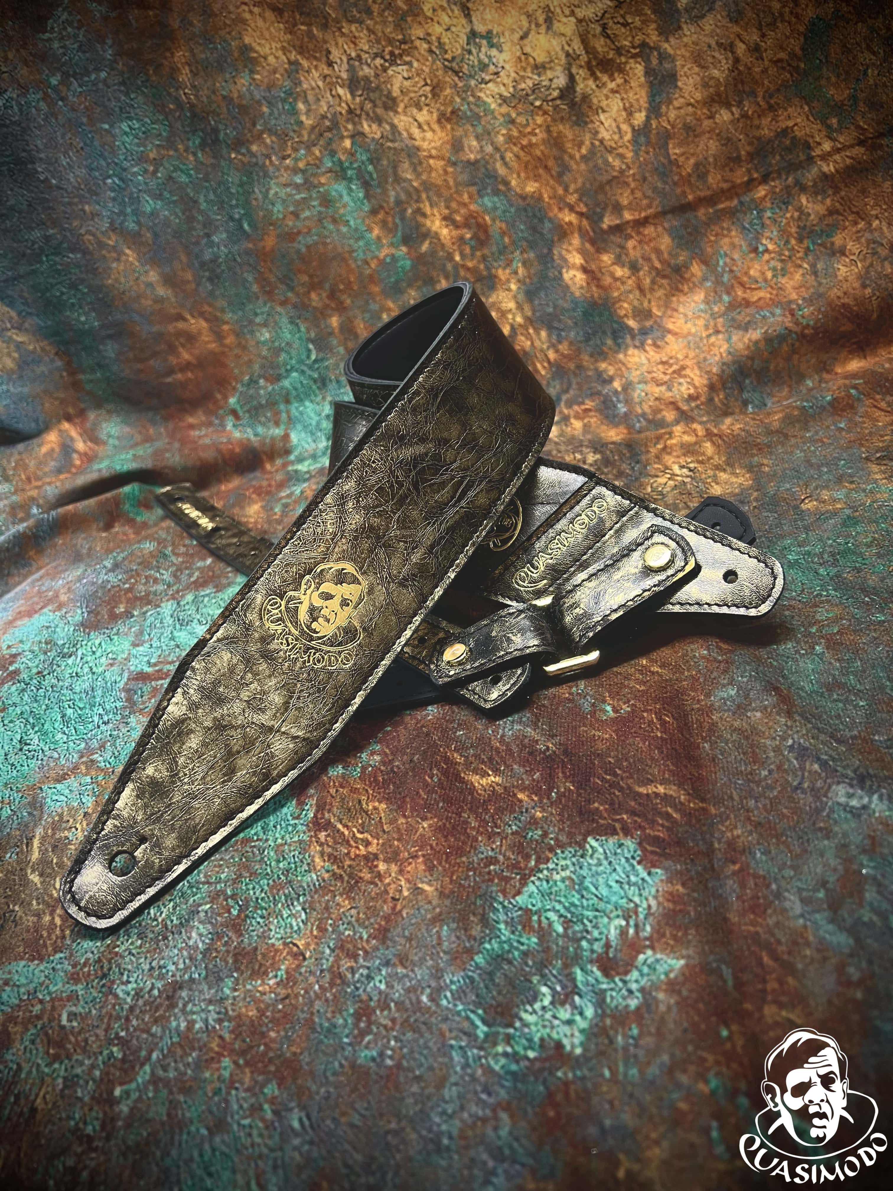 Image of Limited edition custom guitar strap-Face-Limit Design-L-242