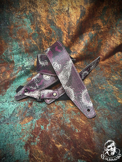 Image of Limited edition custom guitar strap-Face-Limit Design-L-244