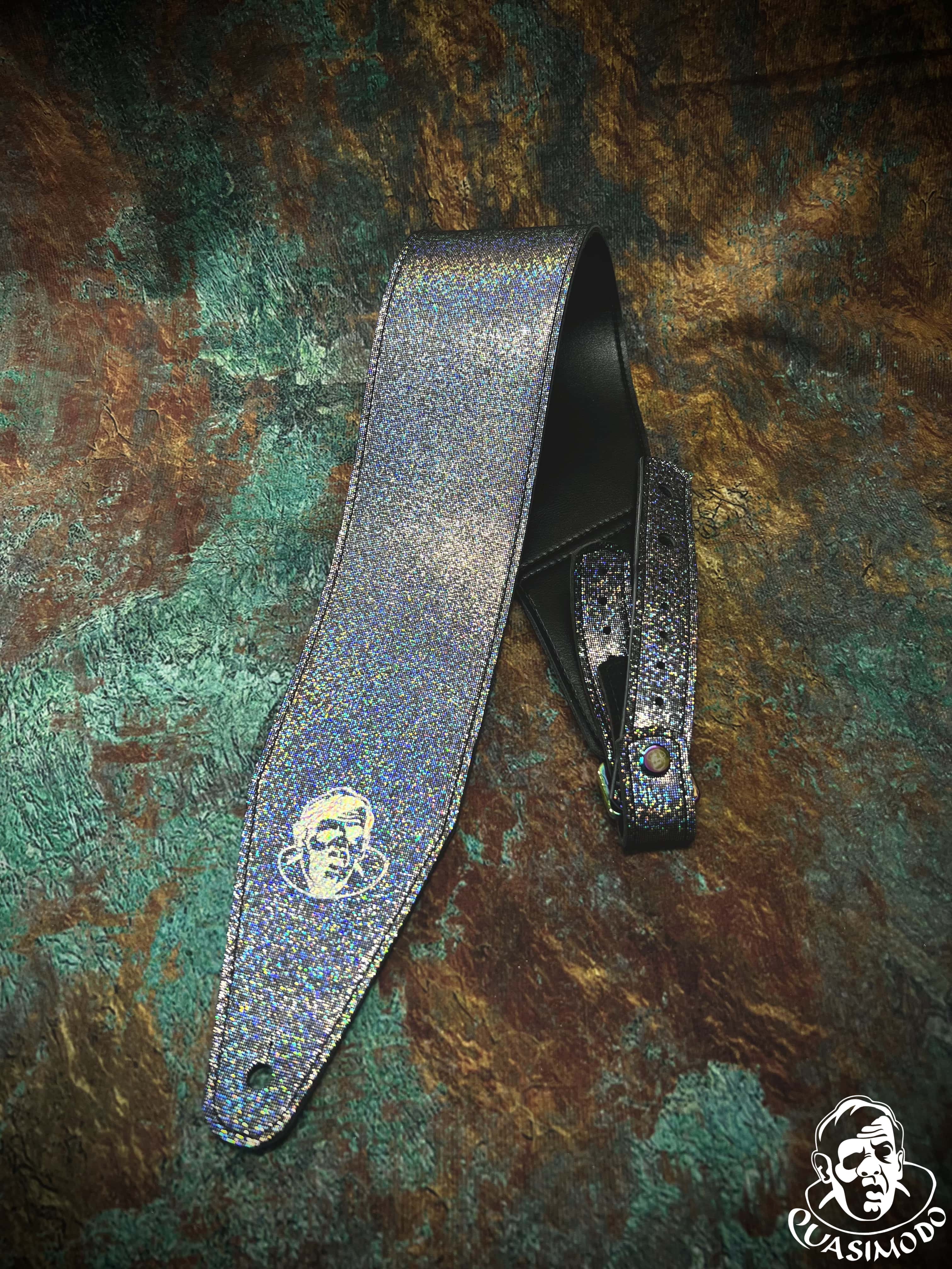 Image of Limited edition custom guitar strap-Face-Limit Design-L-258