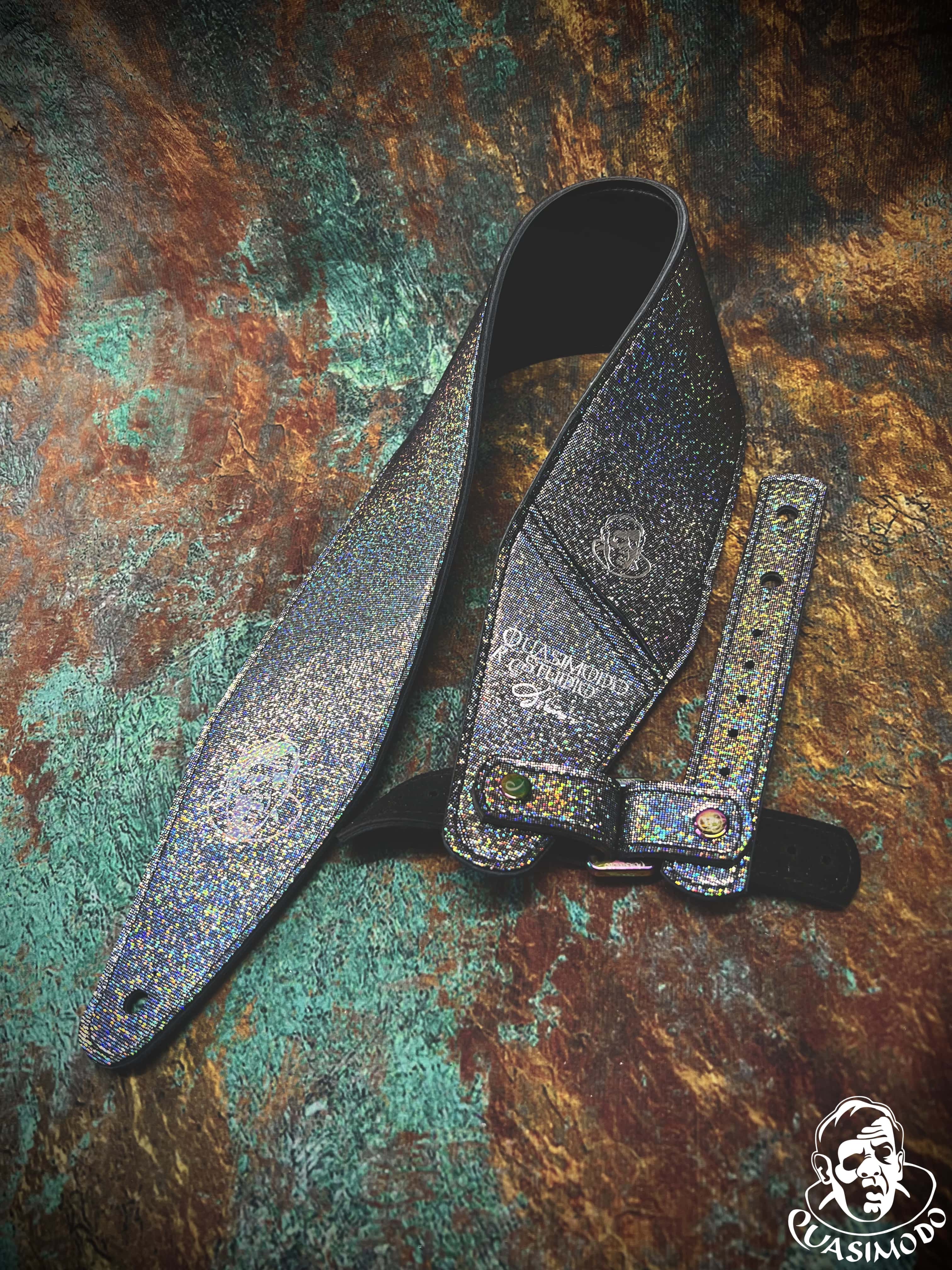 Image of Limited edition custom guitar strap-Face-Limit Design-L-258