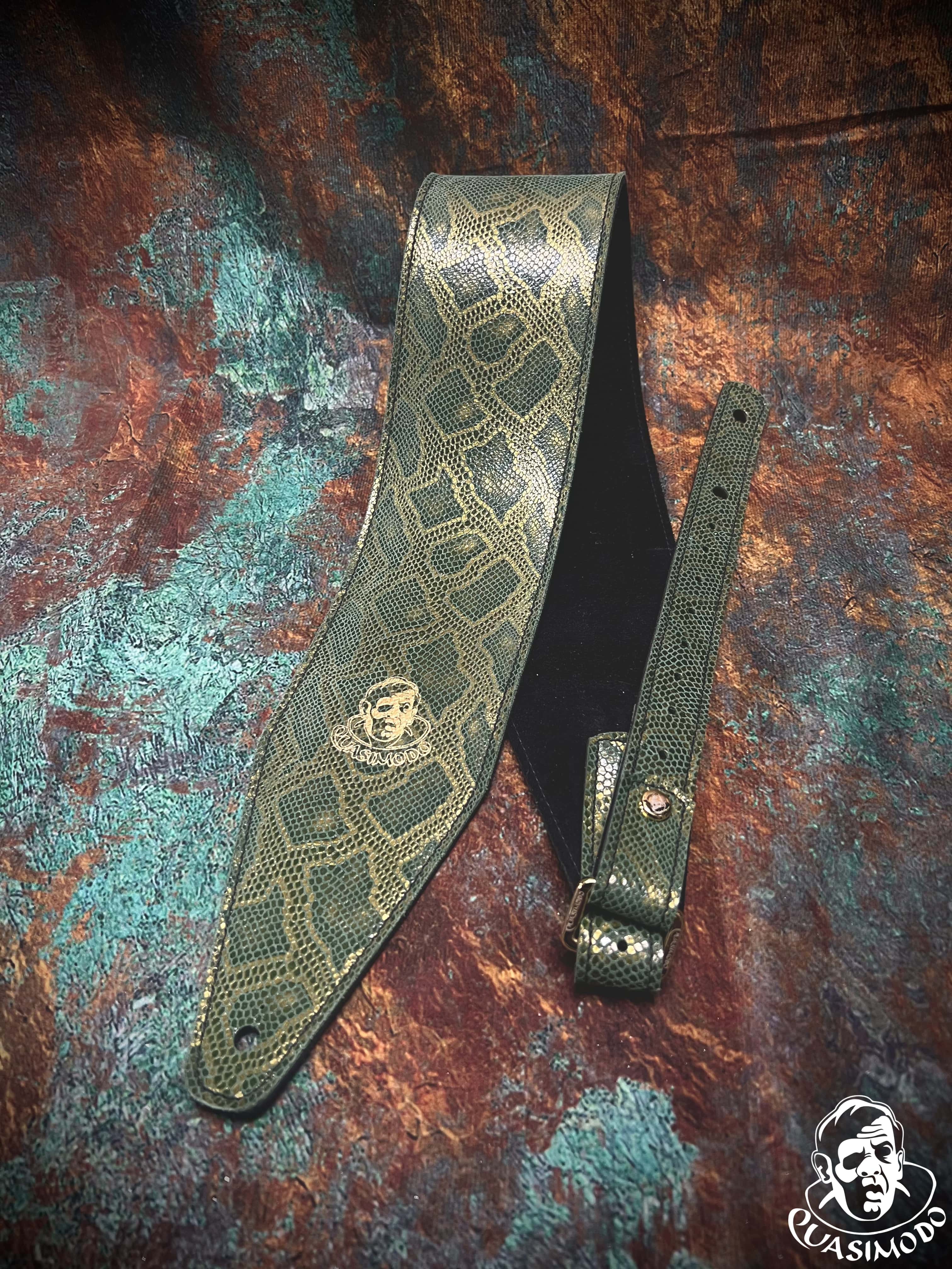 Image of Limited edition custom guitar strap-Face-Limit Design-L-266