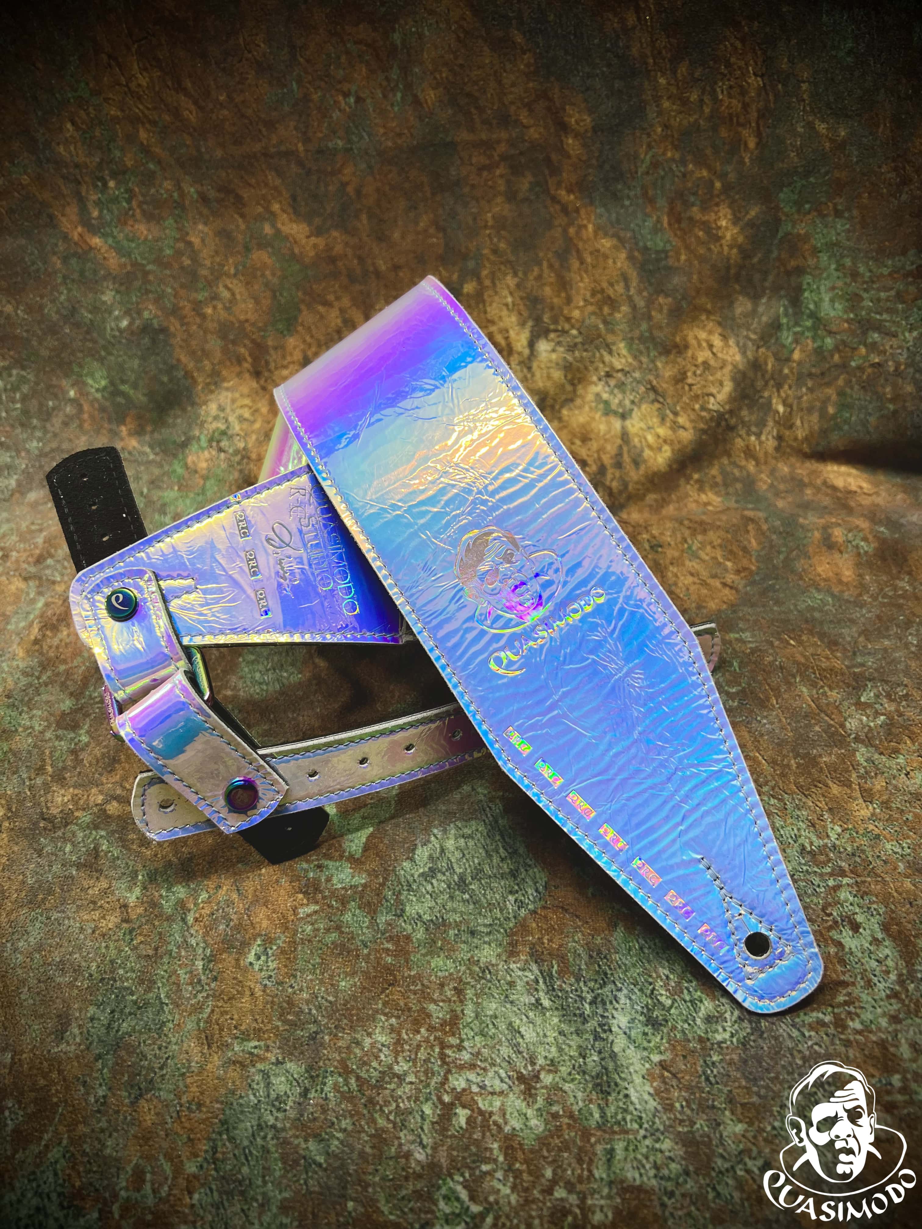 Image of Limited edition custom guitar strap-Face-Limit Design-L-269